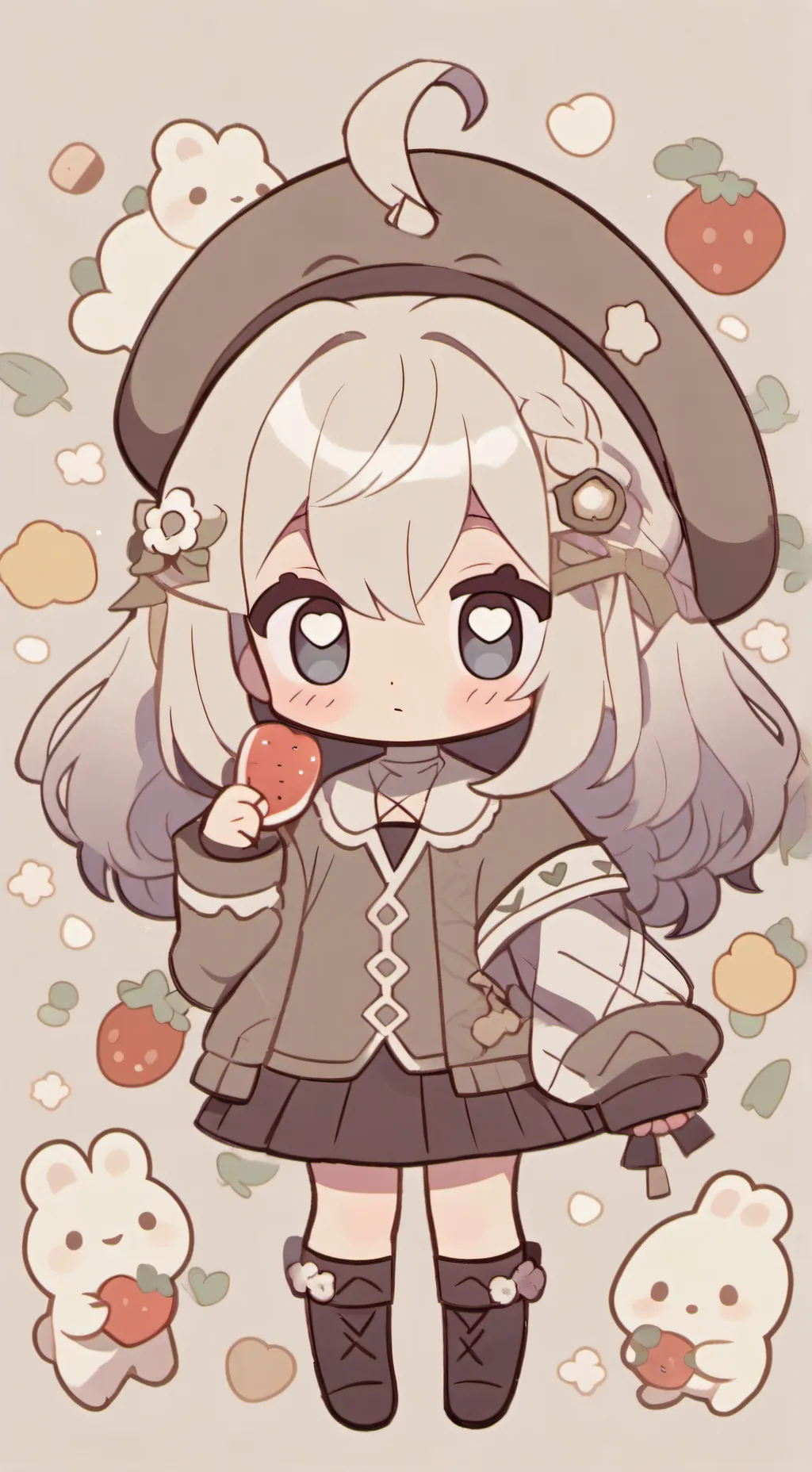 ai character: Вика background