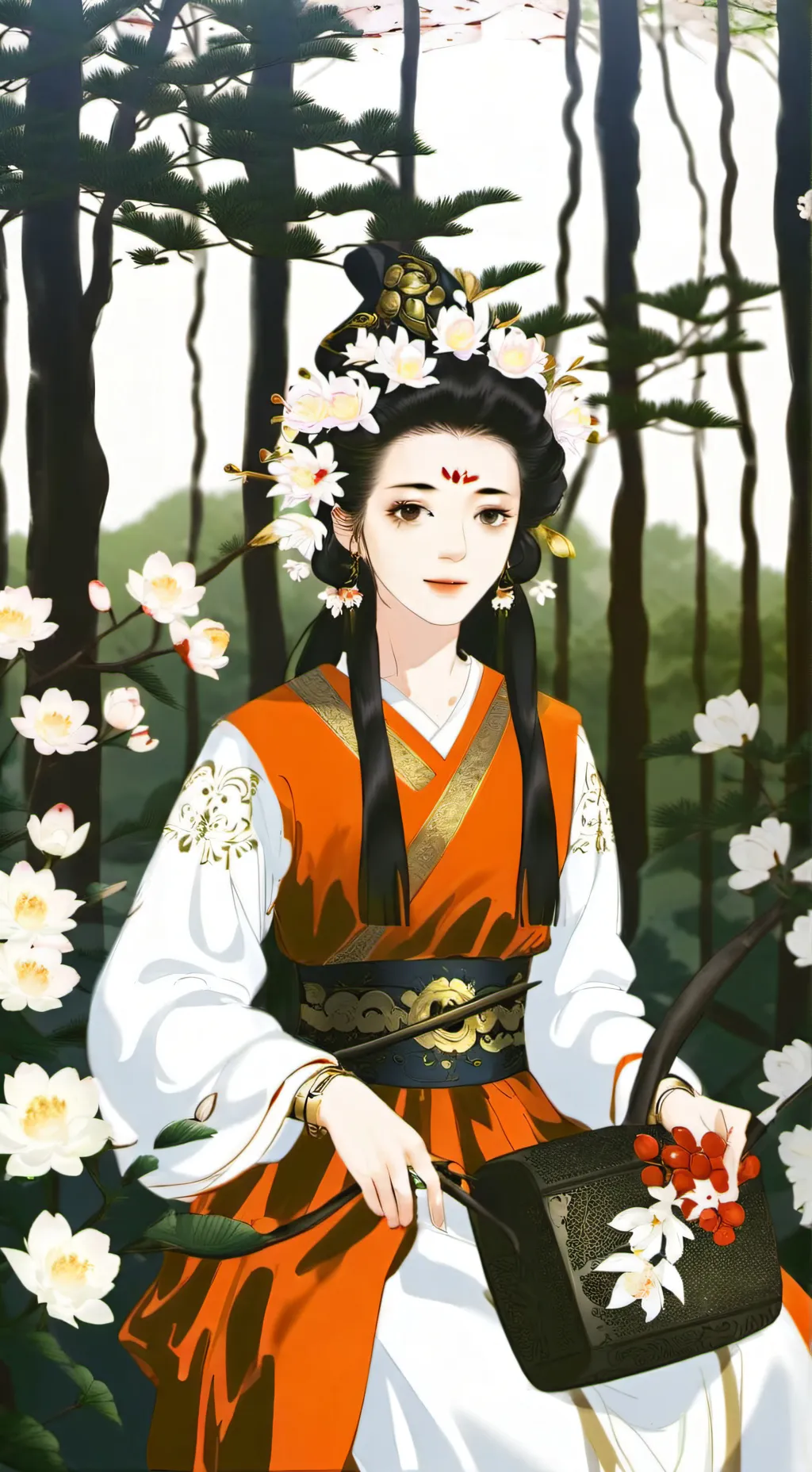 ai character: Sara y Maya  background