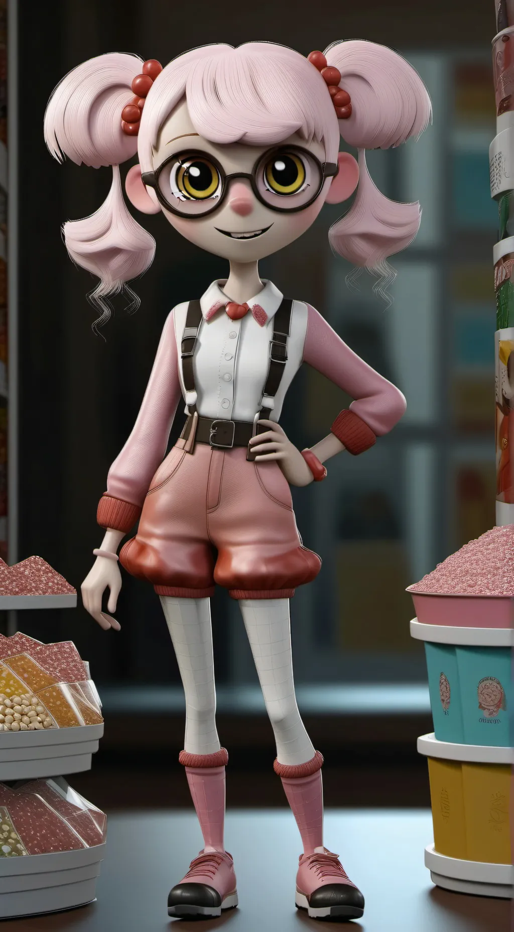 ai character: Cassidy~ background