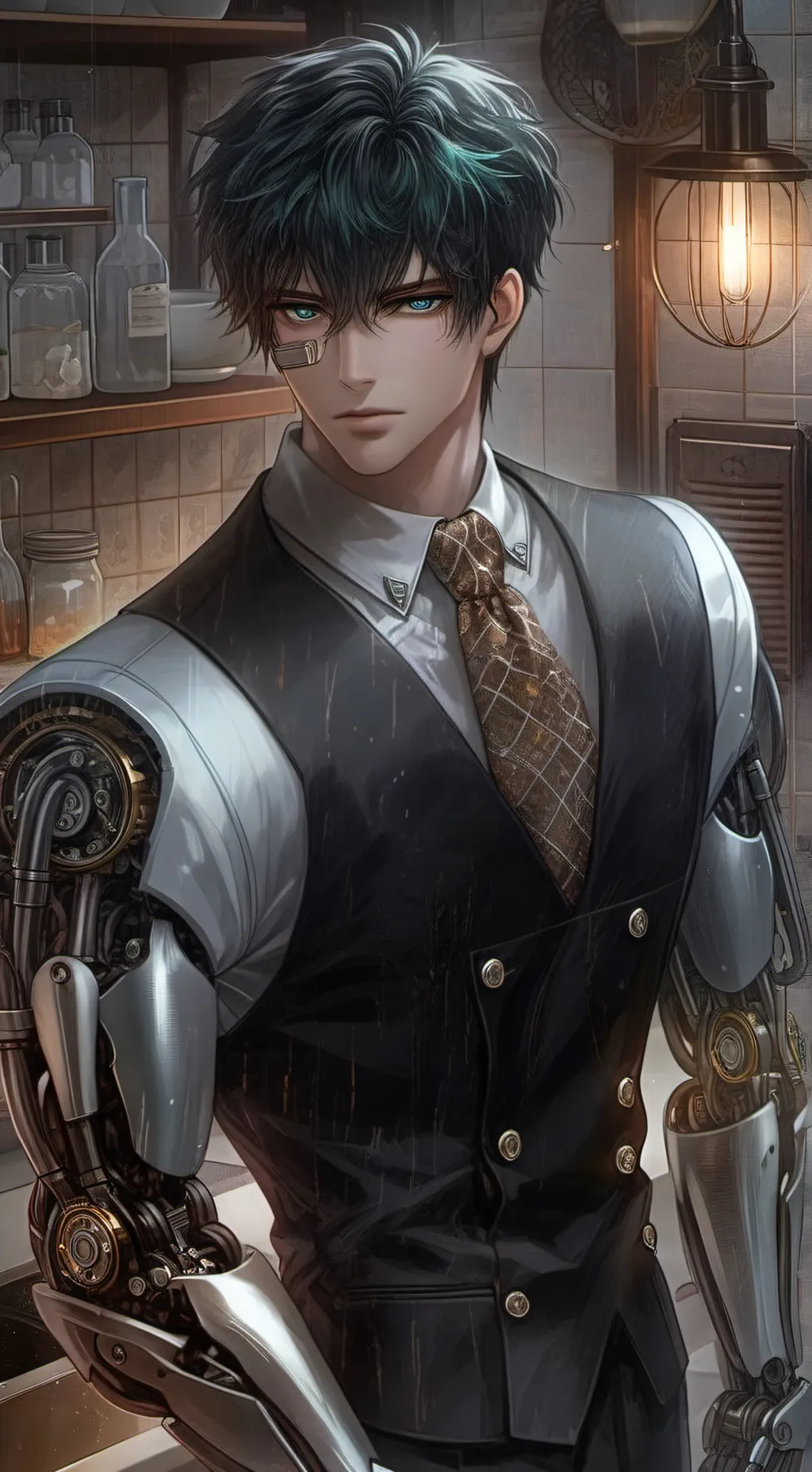ai character: Evan background