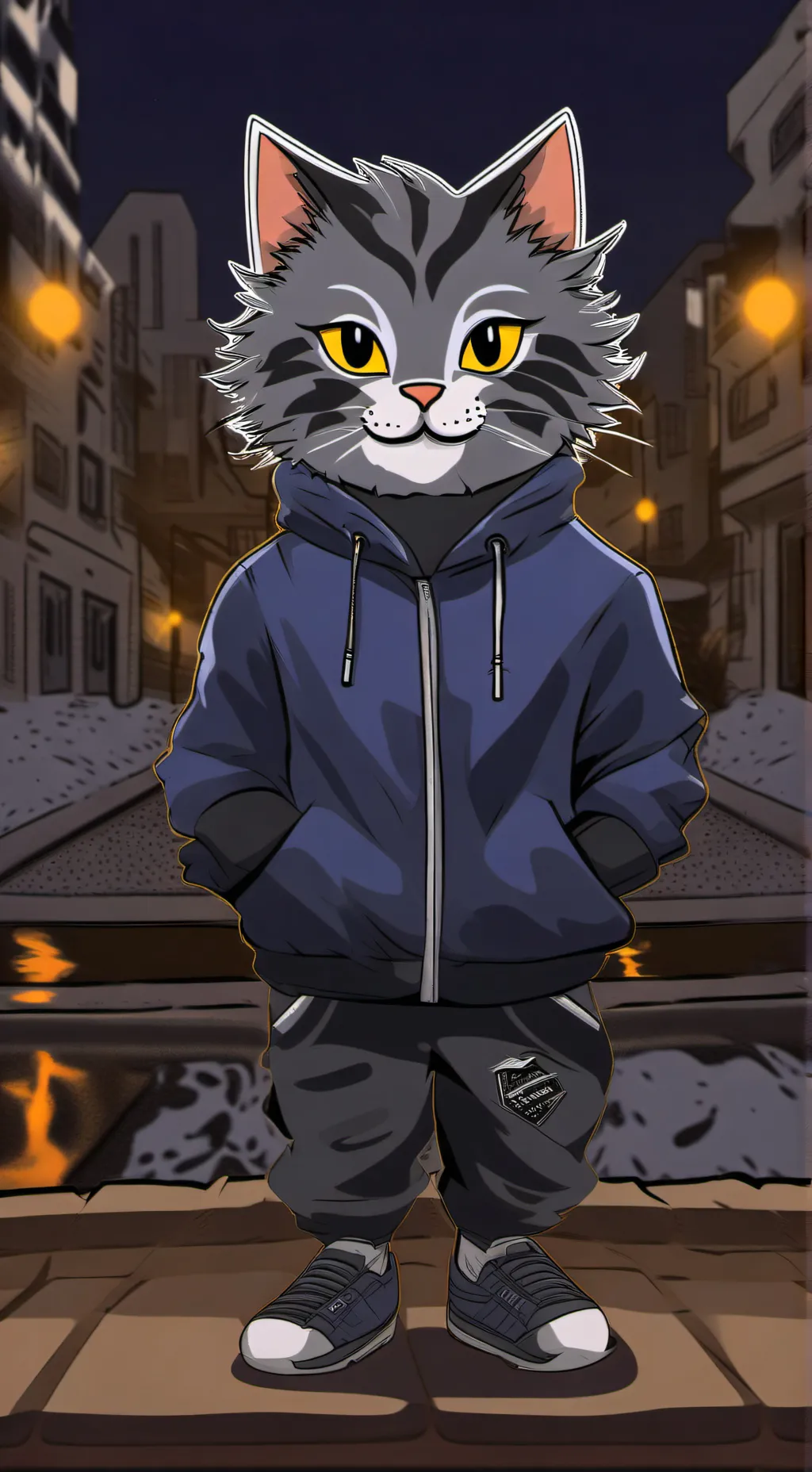 ai character: Chips background