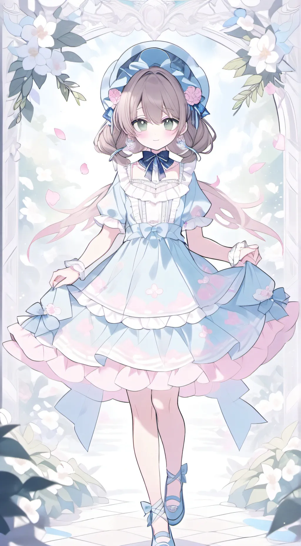 ai character: lily and amy background