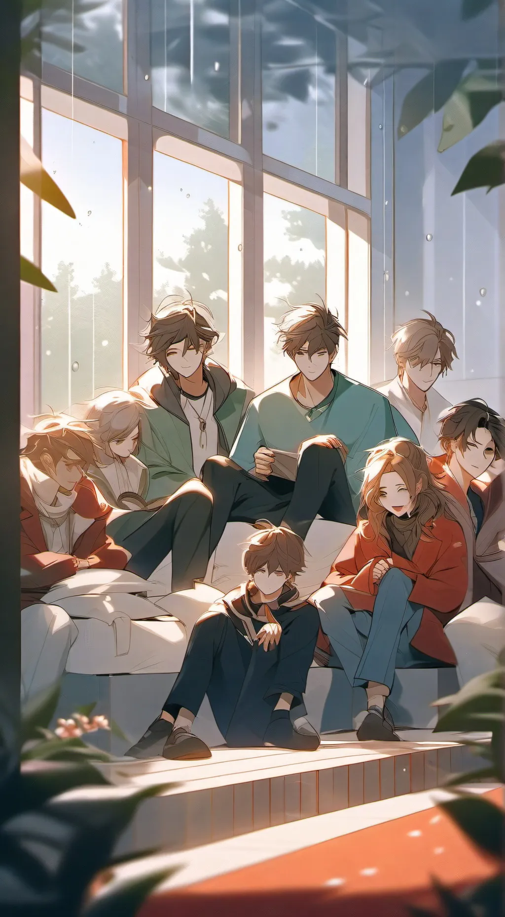 ai character: Sleepover!!!! background