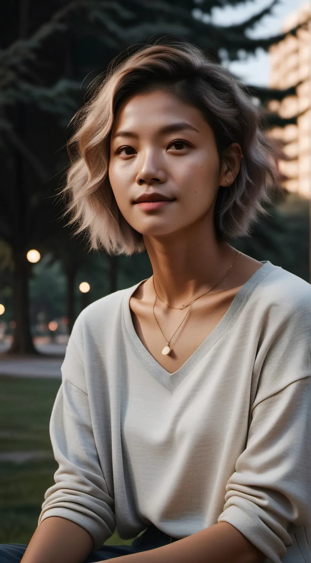 ai character: Paisley background