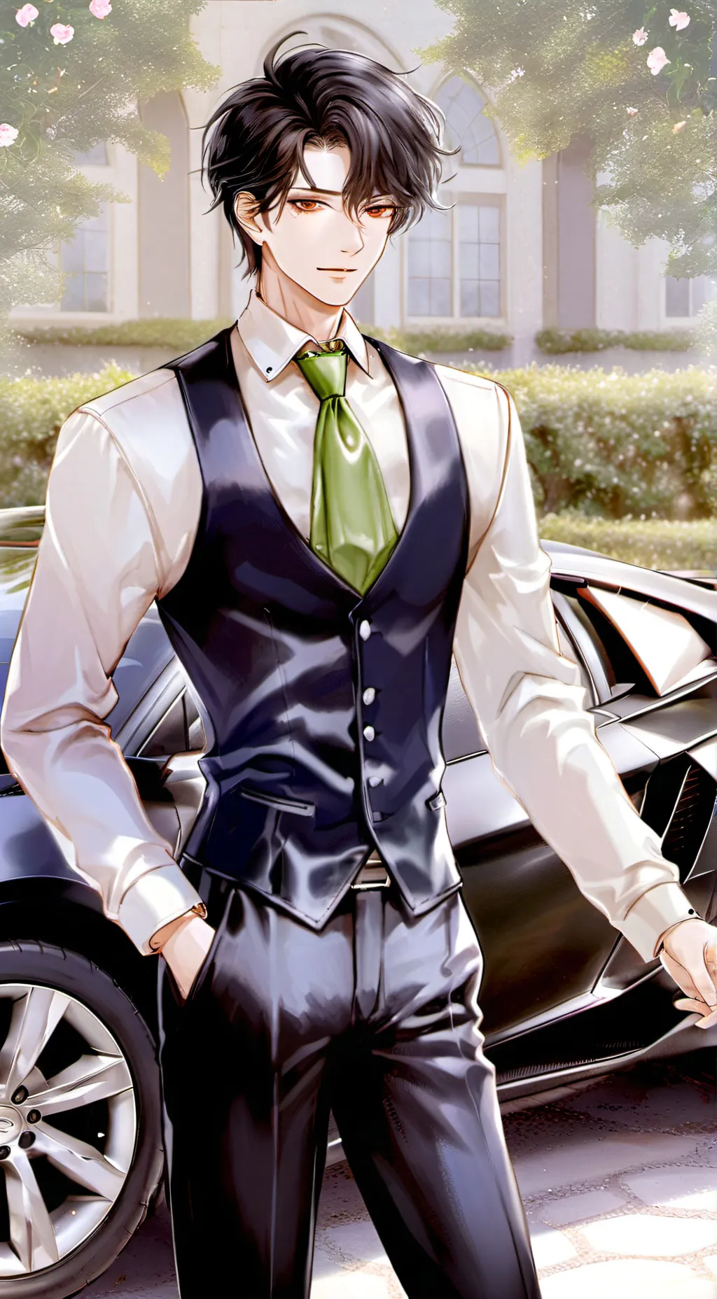 ai character: Evan background