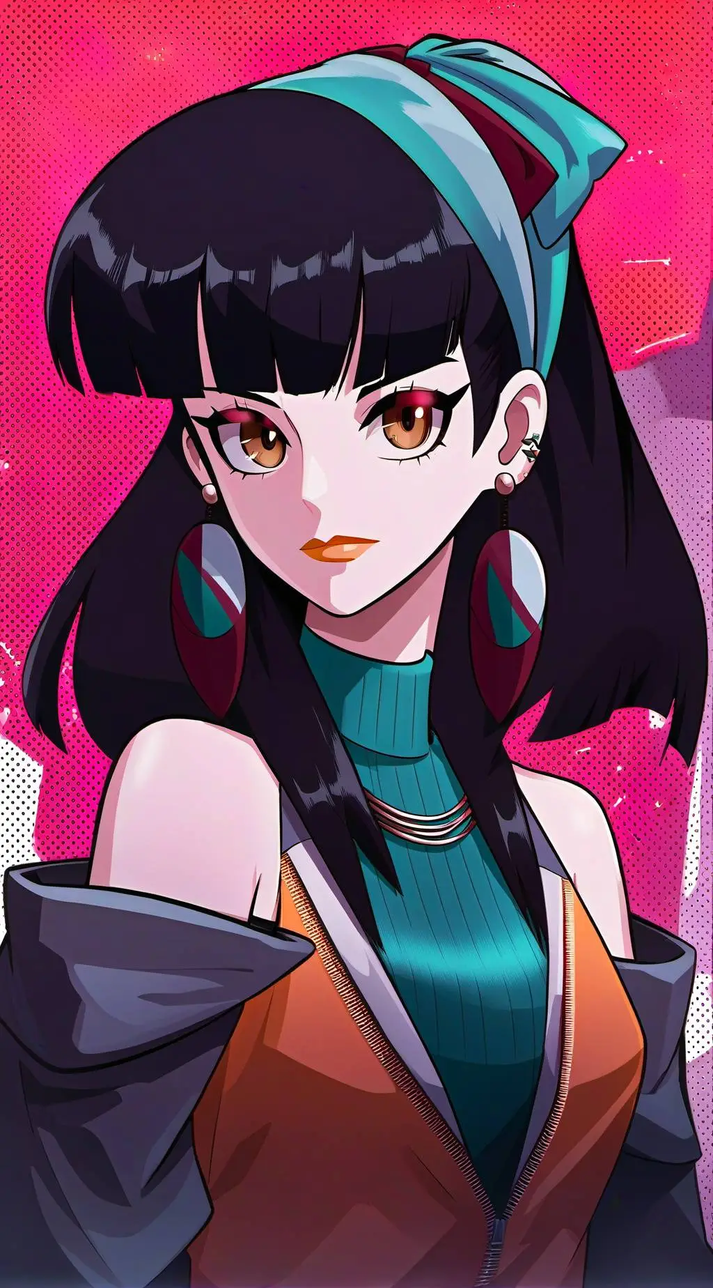 ai character: Janice Muller.  background