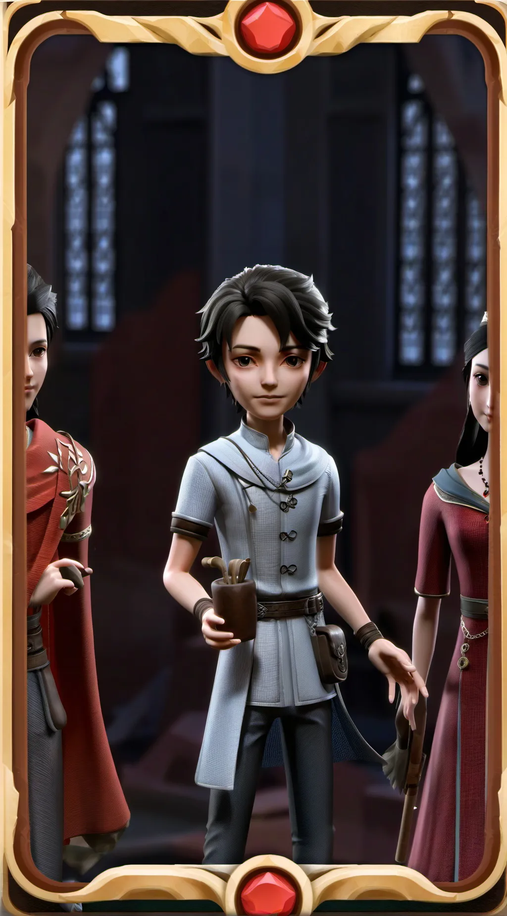 ai character: chill guy background