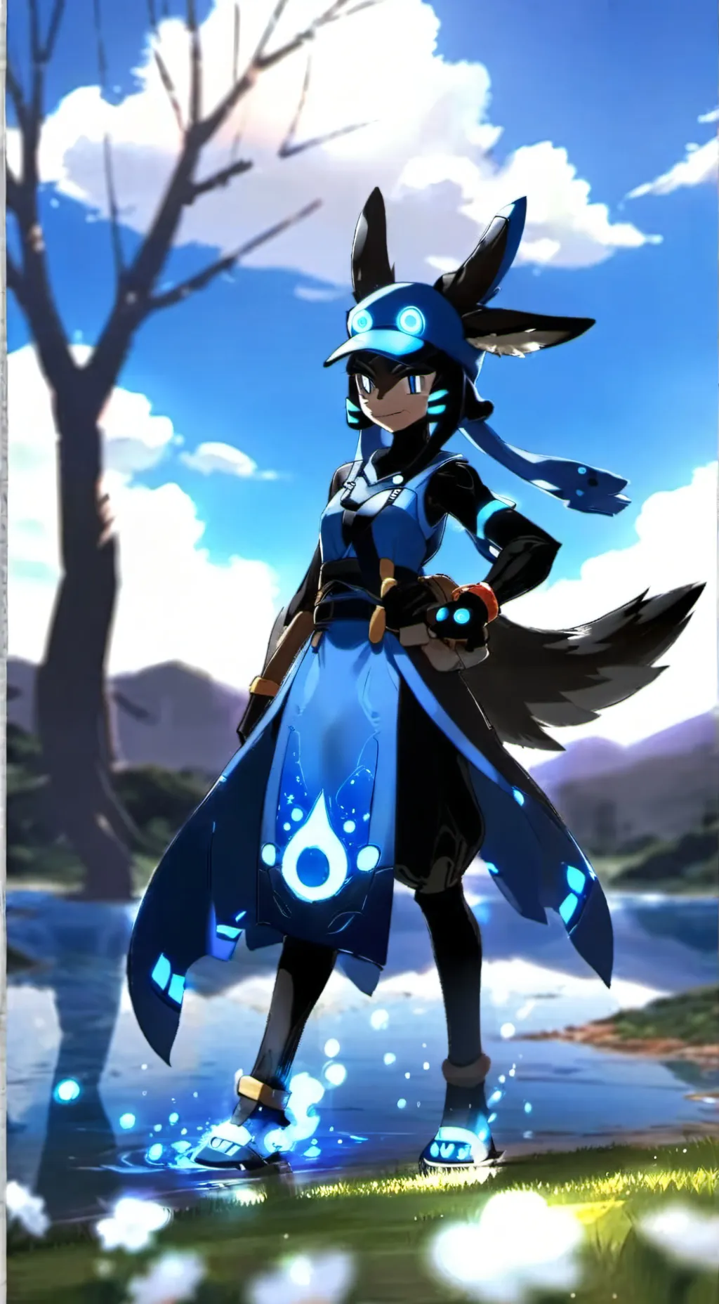 ai character: Lucario tf background