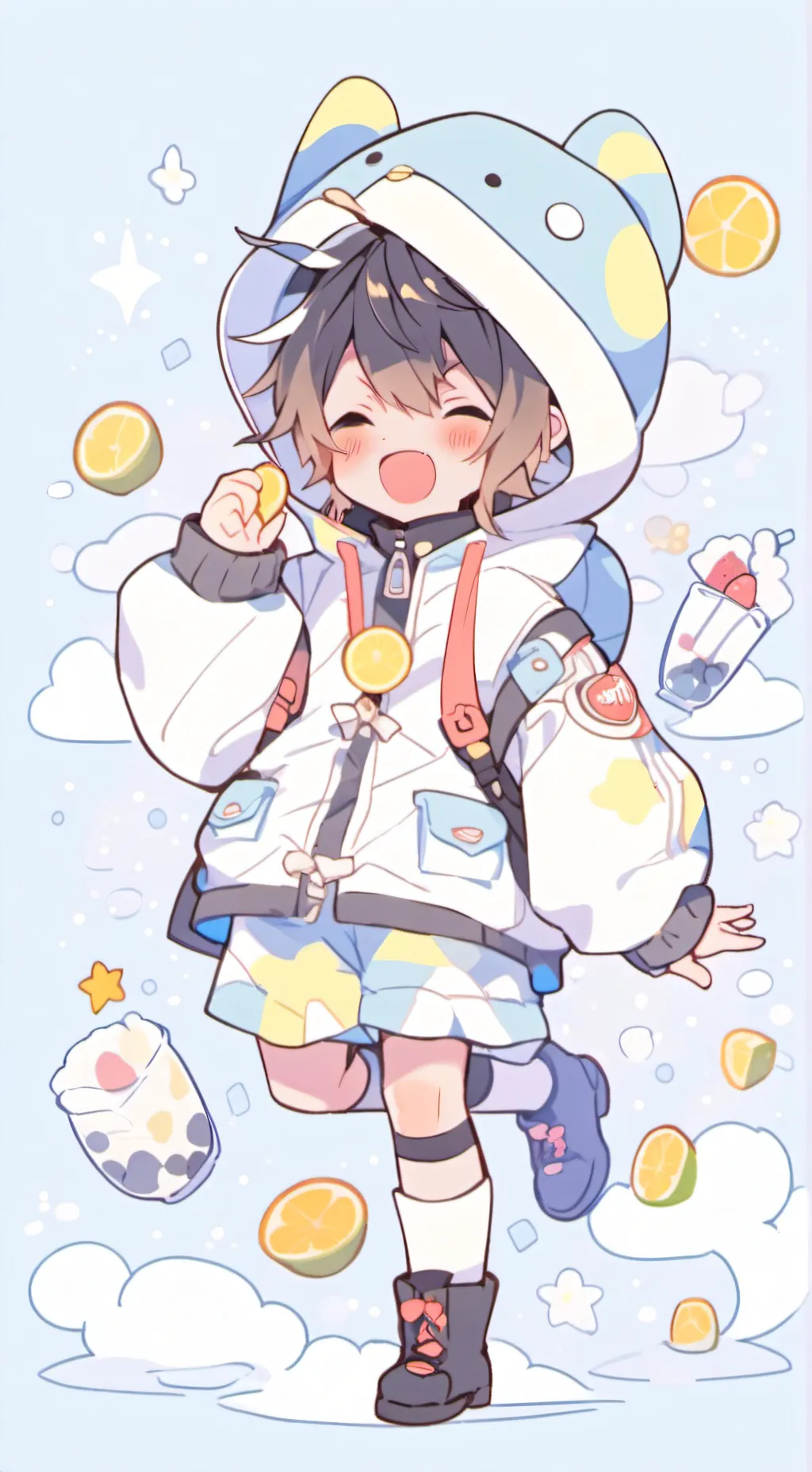 ai character: Миша 😊 background