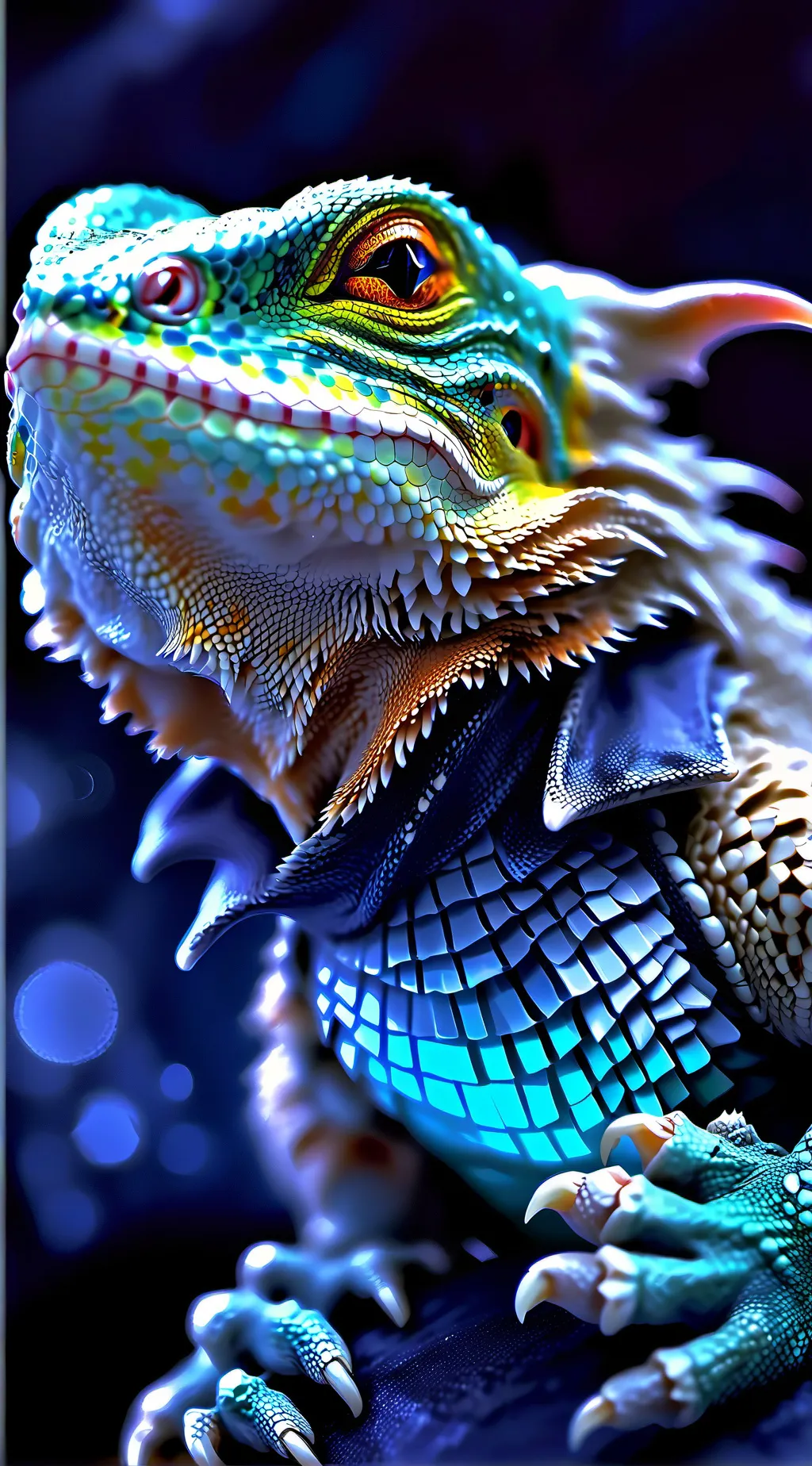 ai character: Pixel background