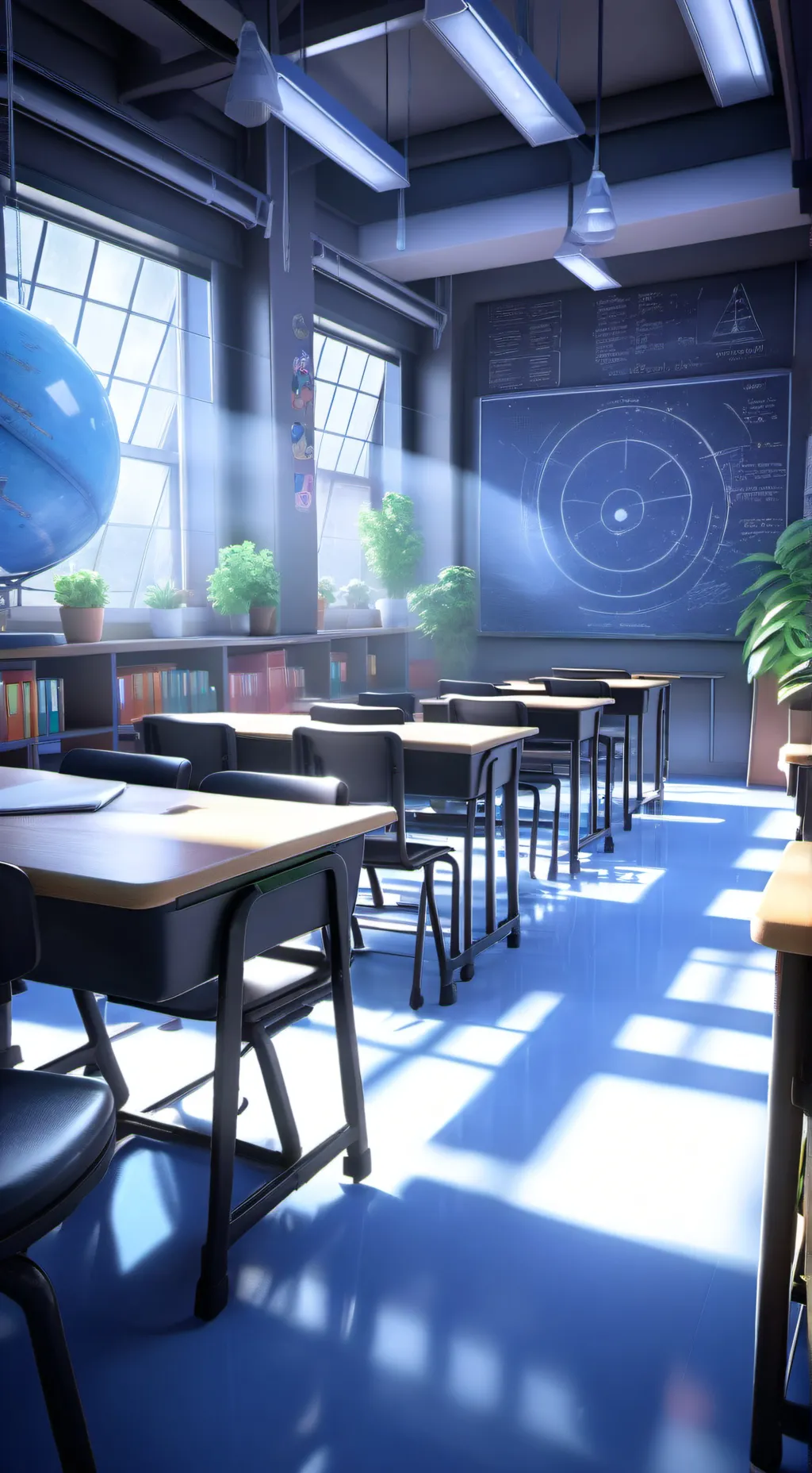 ai character: Sprunki School!!!  background