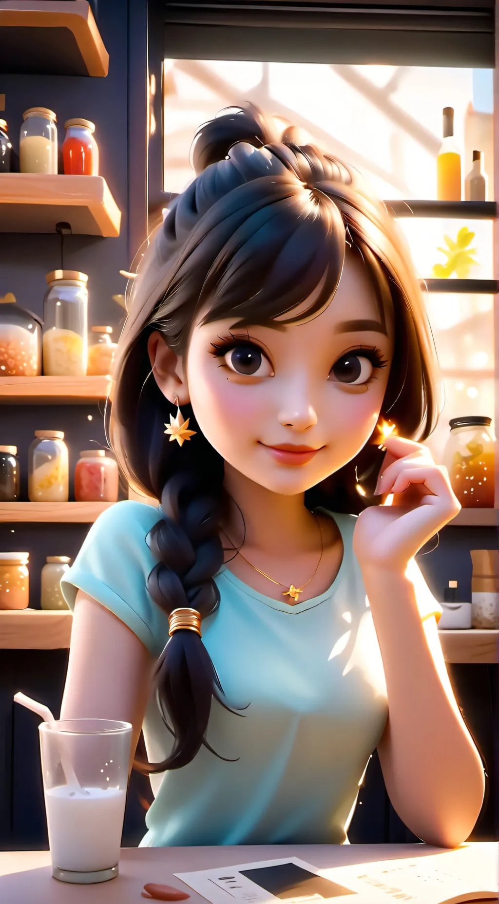 ai character: princess lu background