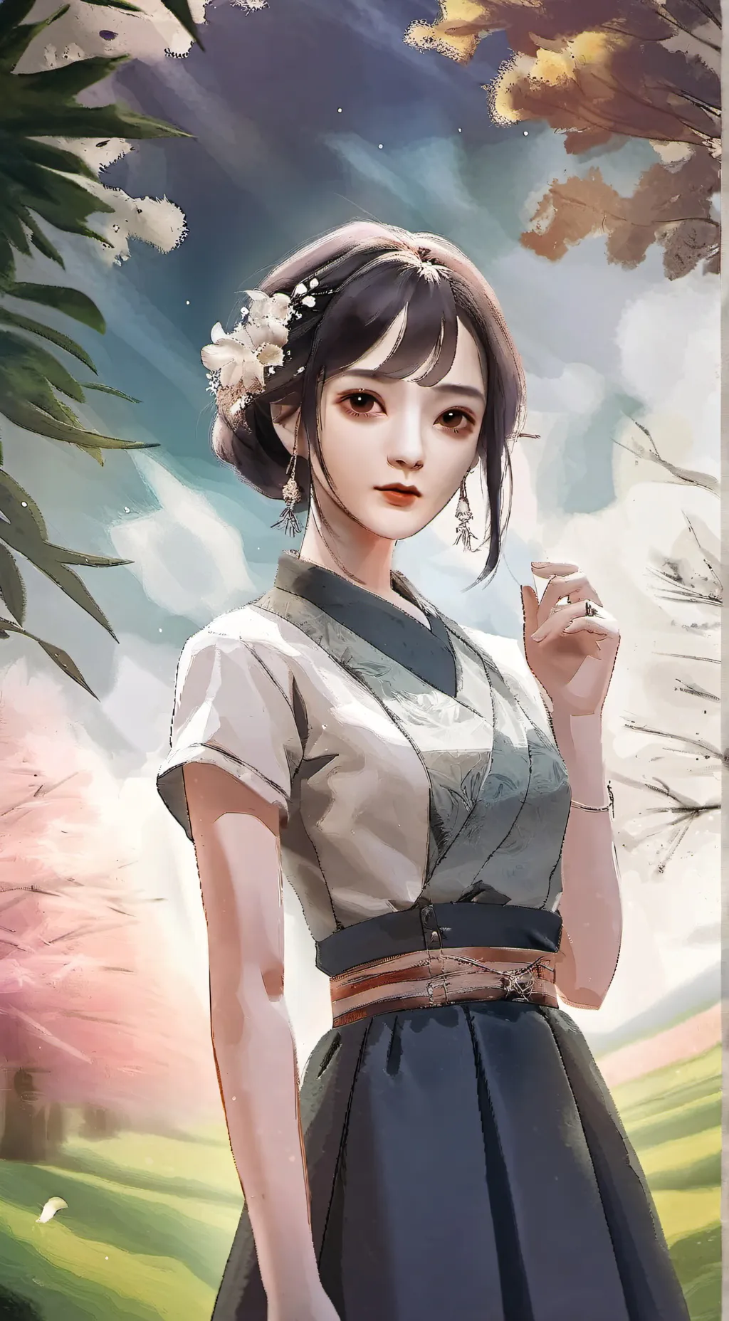 ai character: Squid game pick me background