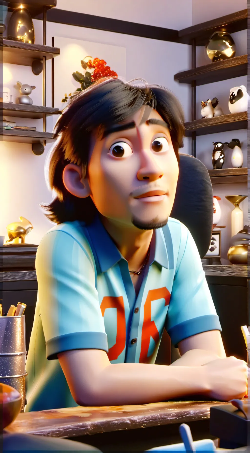 ai character: miss grace background