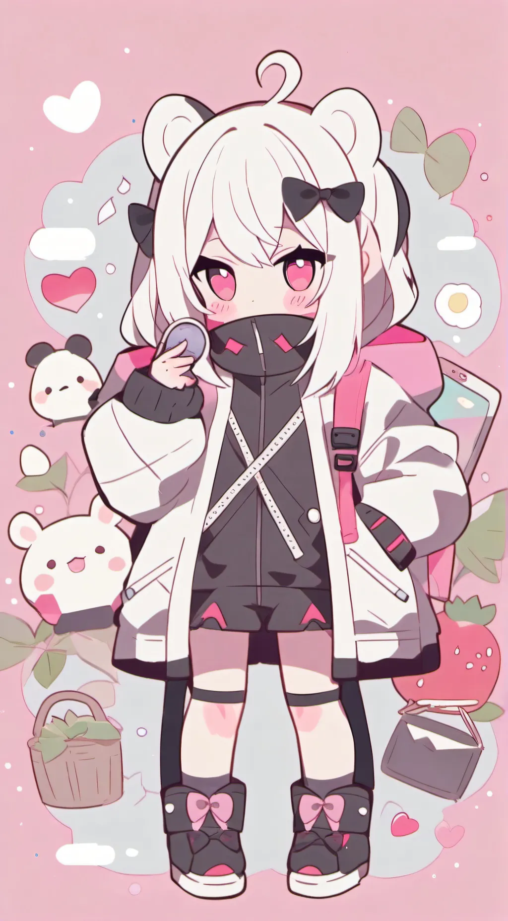 ai character: Senemi x Y\N background