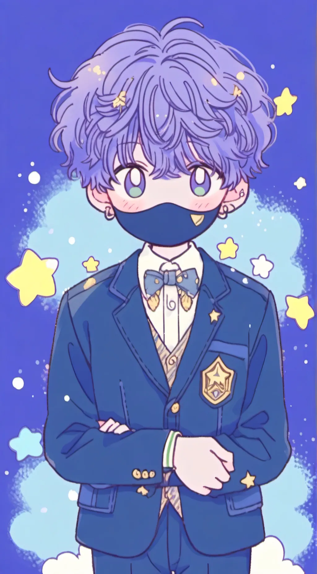 ai character: •Ethan Moonlight• background