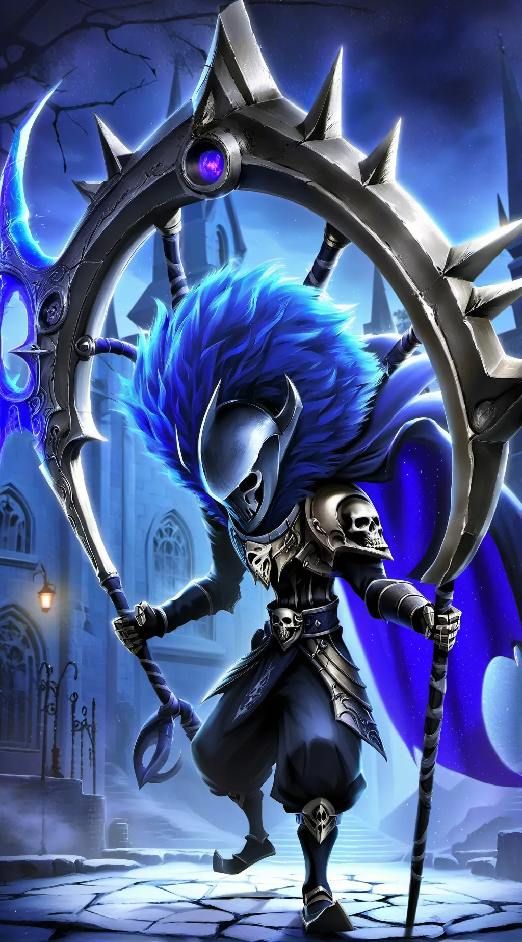 ai character: shadow grim background