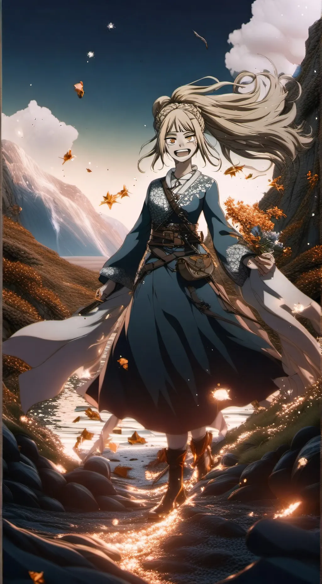 ai character: Himiko toga background