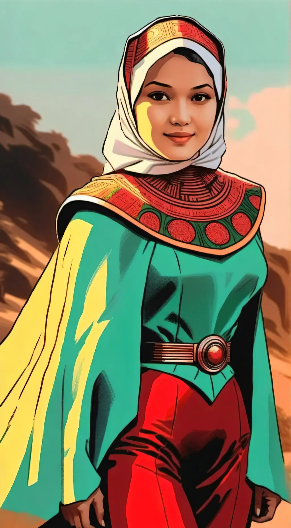 ai character: Lisa Surihani background