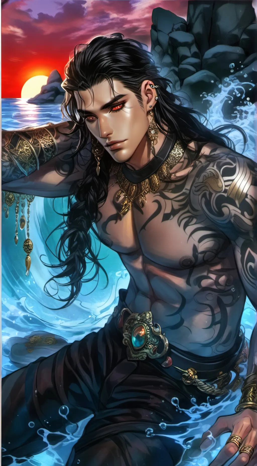 ai character: Ara Riordan  background