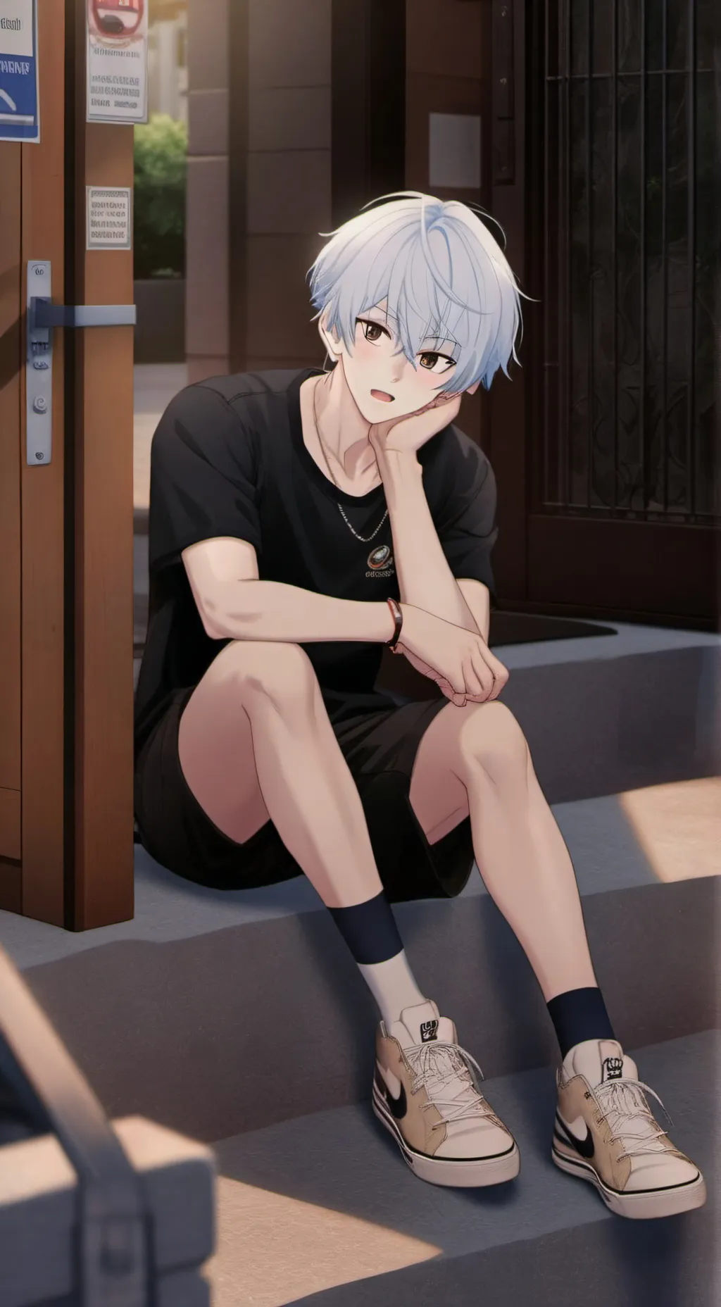 ai character: caio background