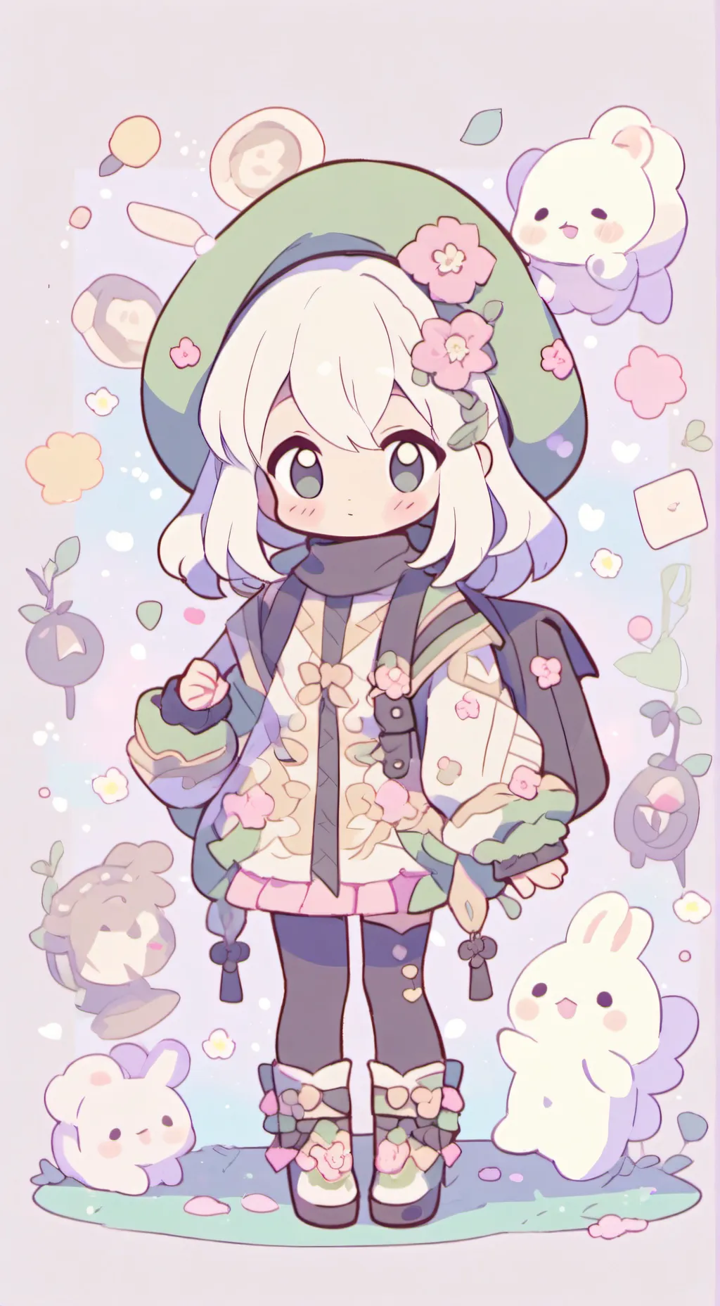 ai character: Vee x shelly background