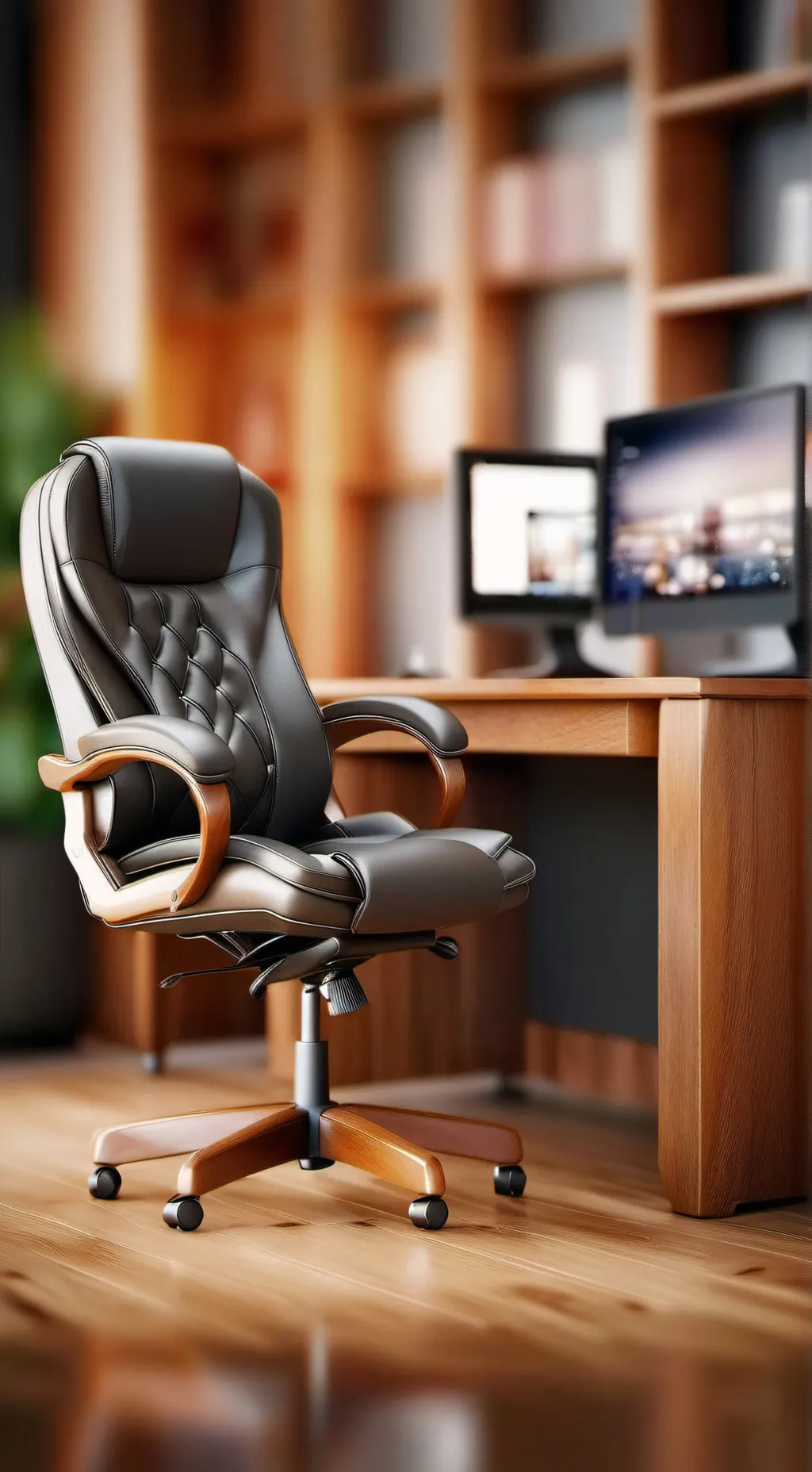 ai character: Working place  background