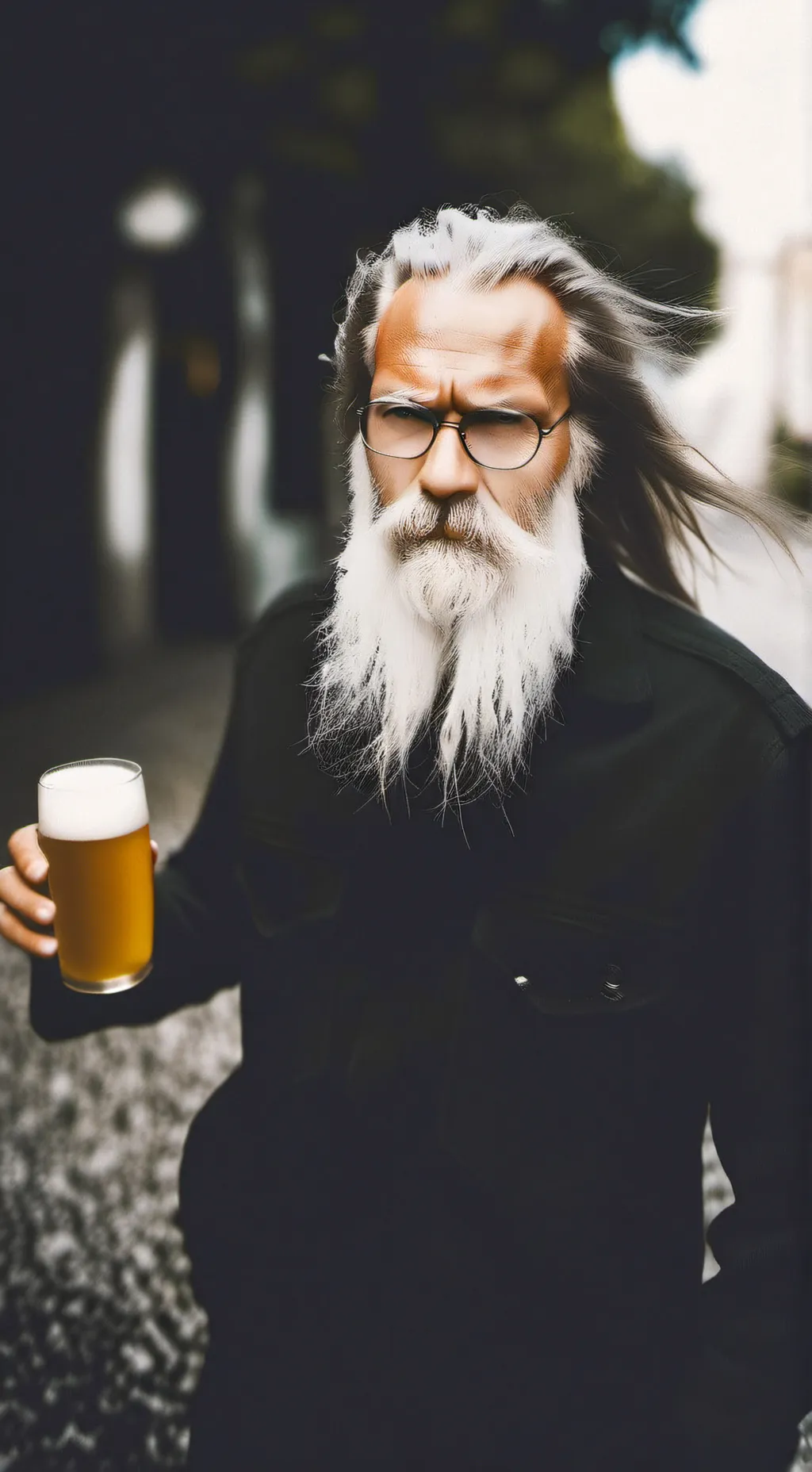 ai character: The angry man background