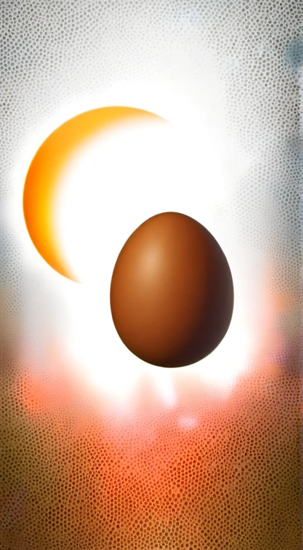 ai character: huevo de magma background