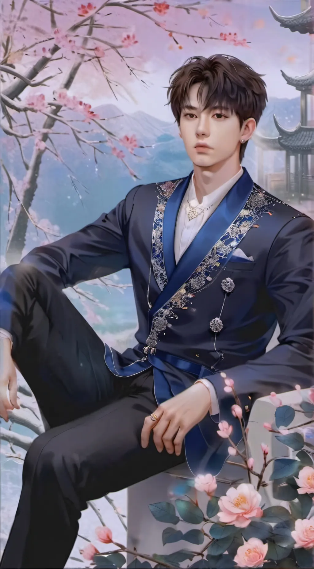 ai character: ash💤 background