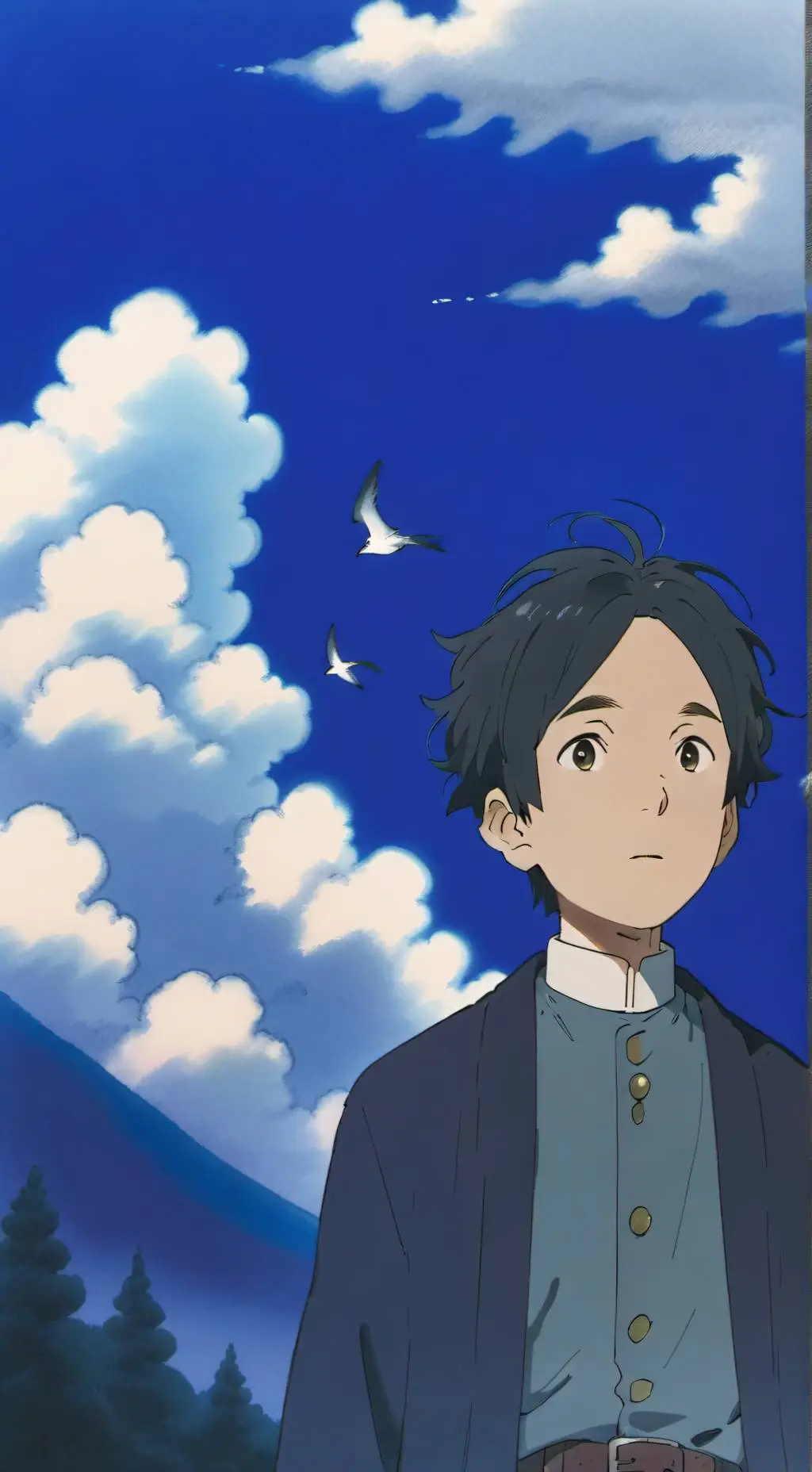 ai character: Random background