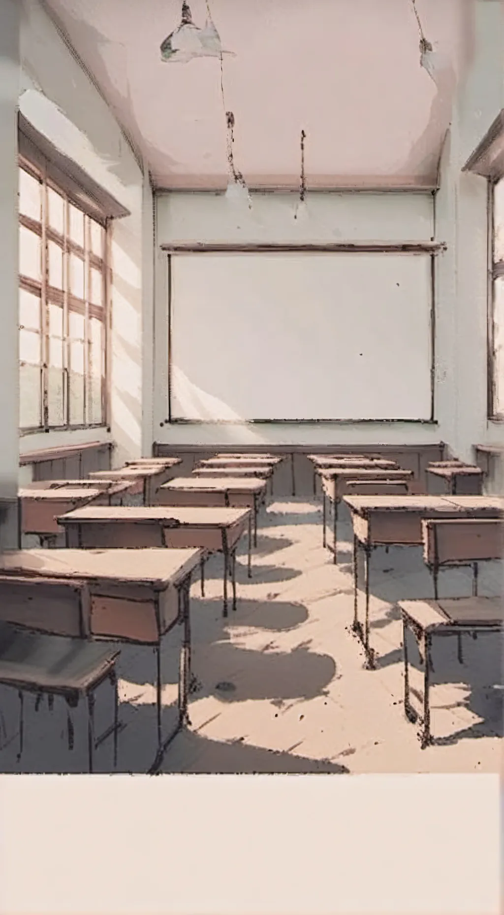 ai character: THE NEW  TEACHER background