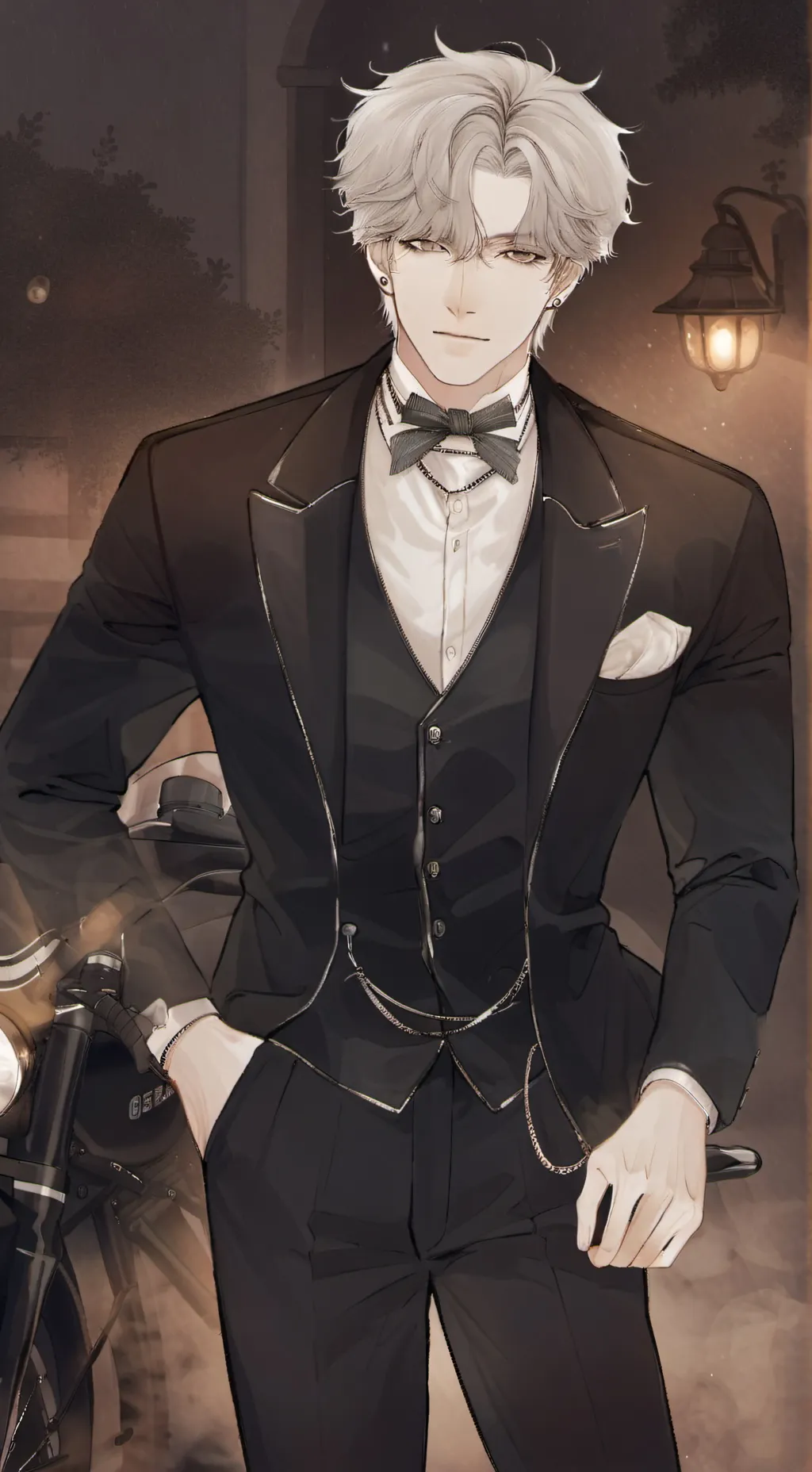 ai character: Xavier  background