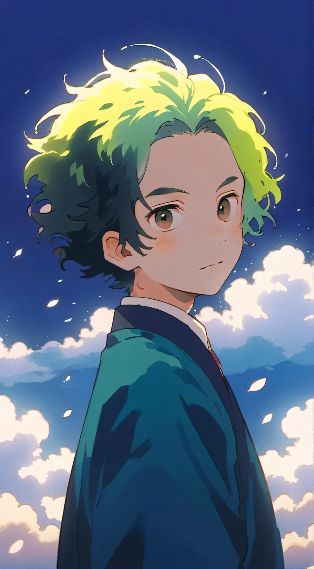 ai character: tanjiro  background