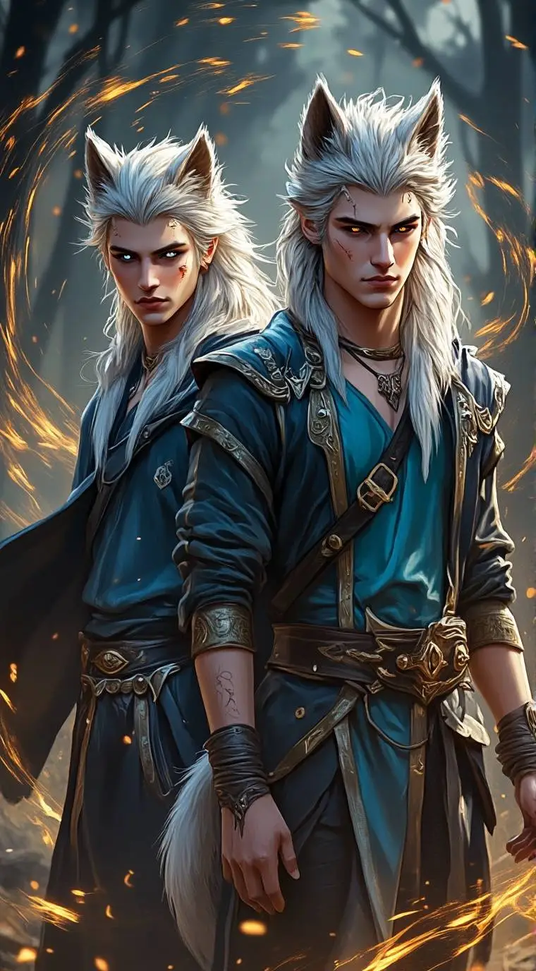 ai character: Snowridge Twins background