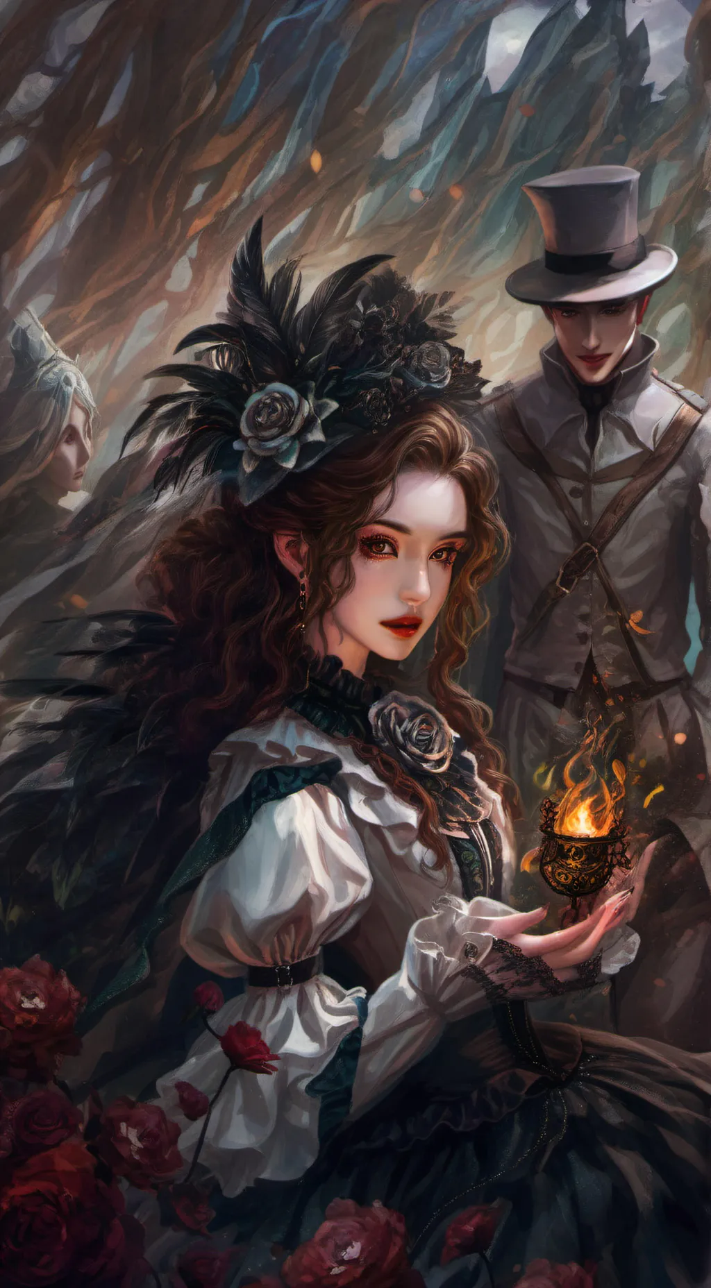 ai character: да background