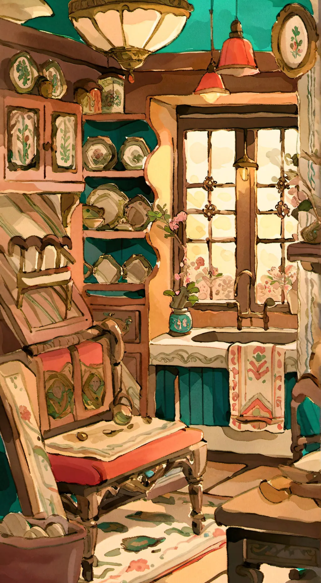 ai character: hydro x Xstep  background