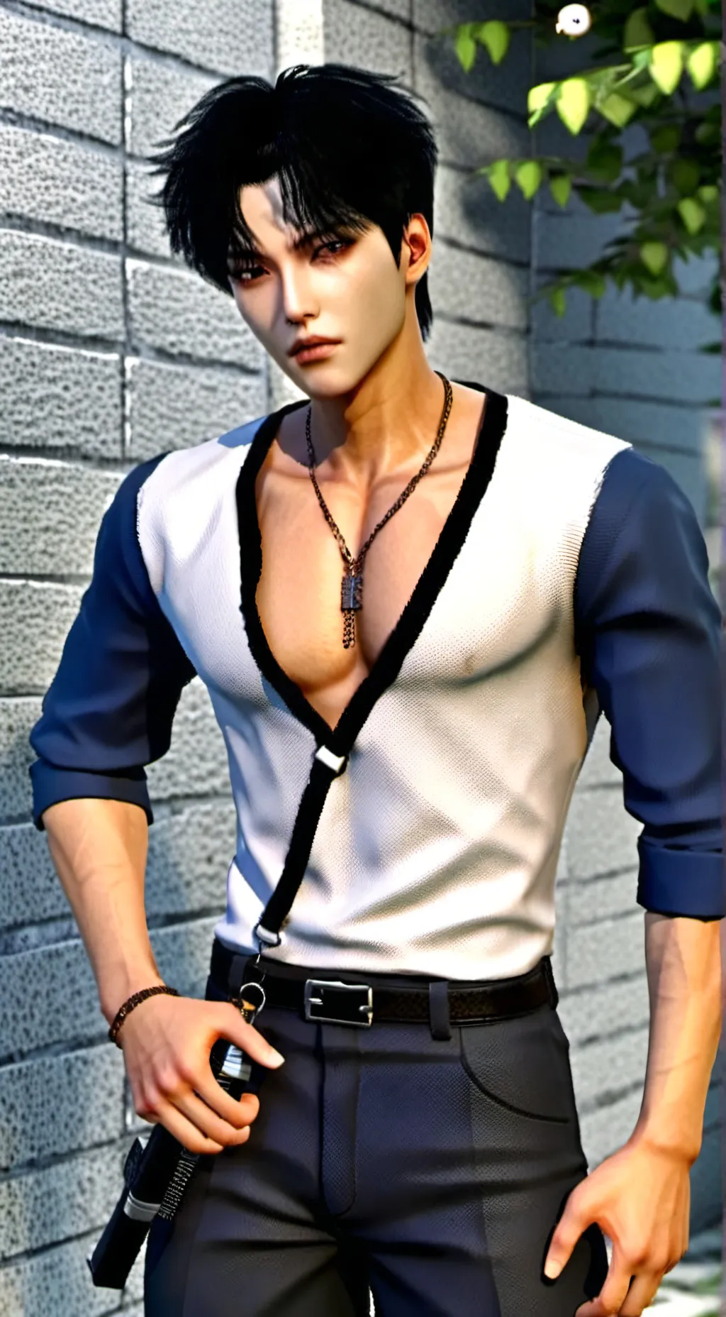 ai character: Hyunwoo background