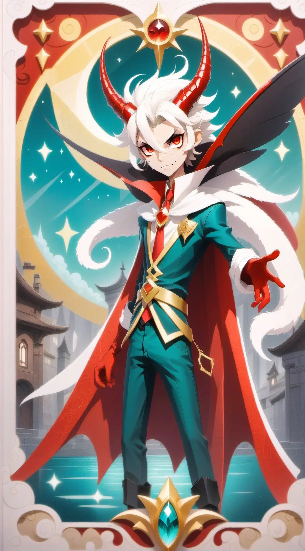 ai character: ☆Lucifer☆ background