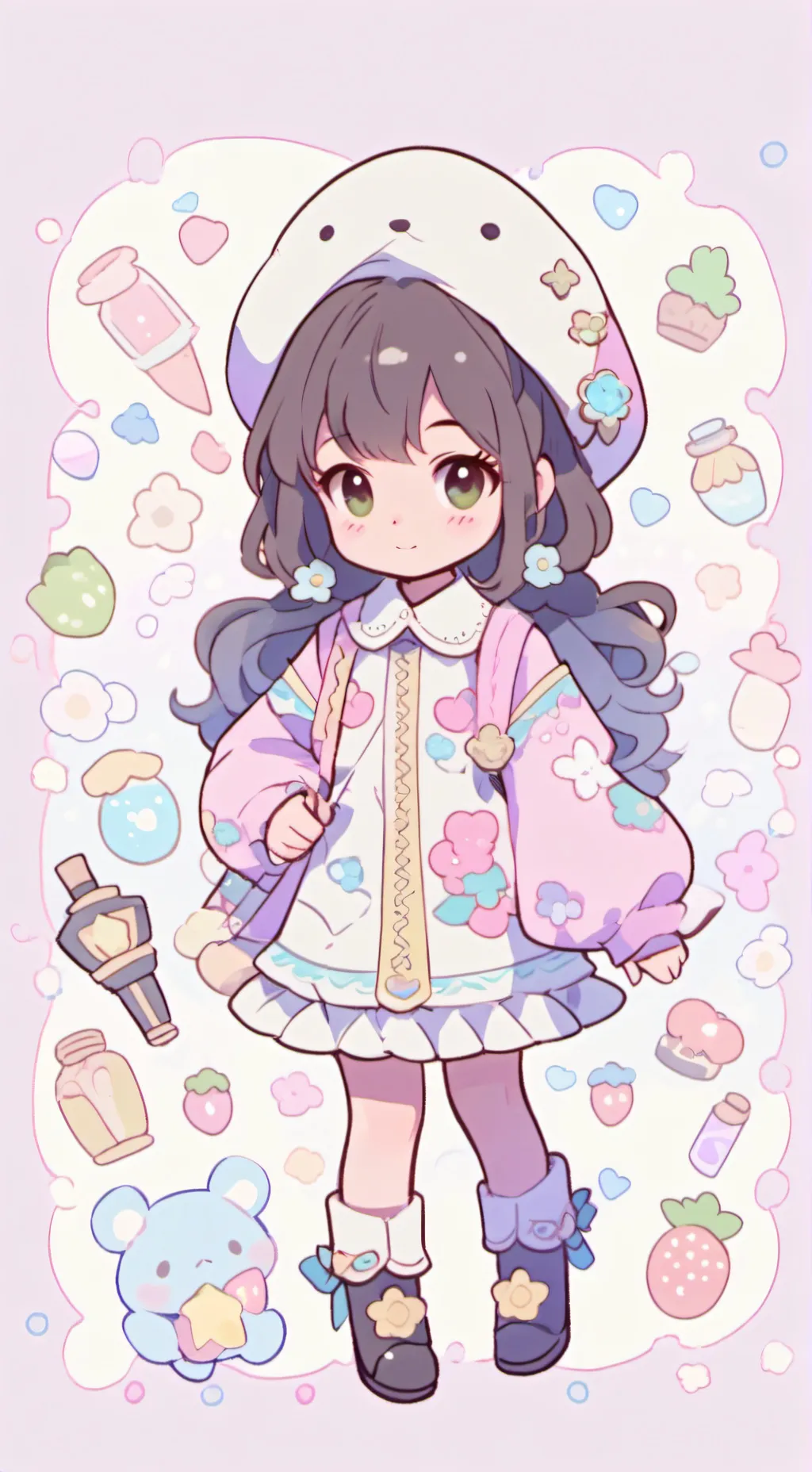 ai character: EhrenRoseD TV background