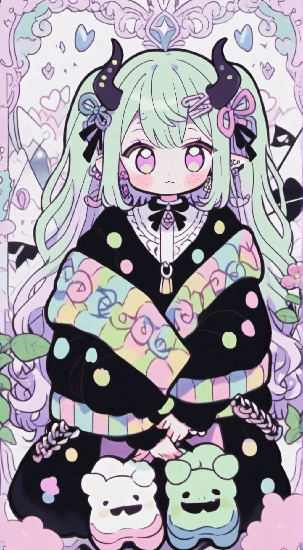 ai character: Hazbin  background