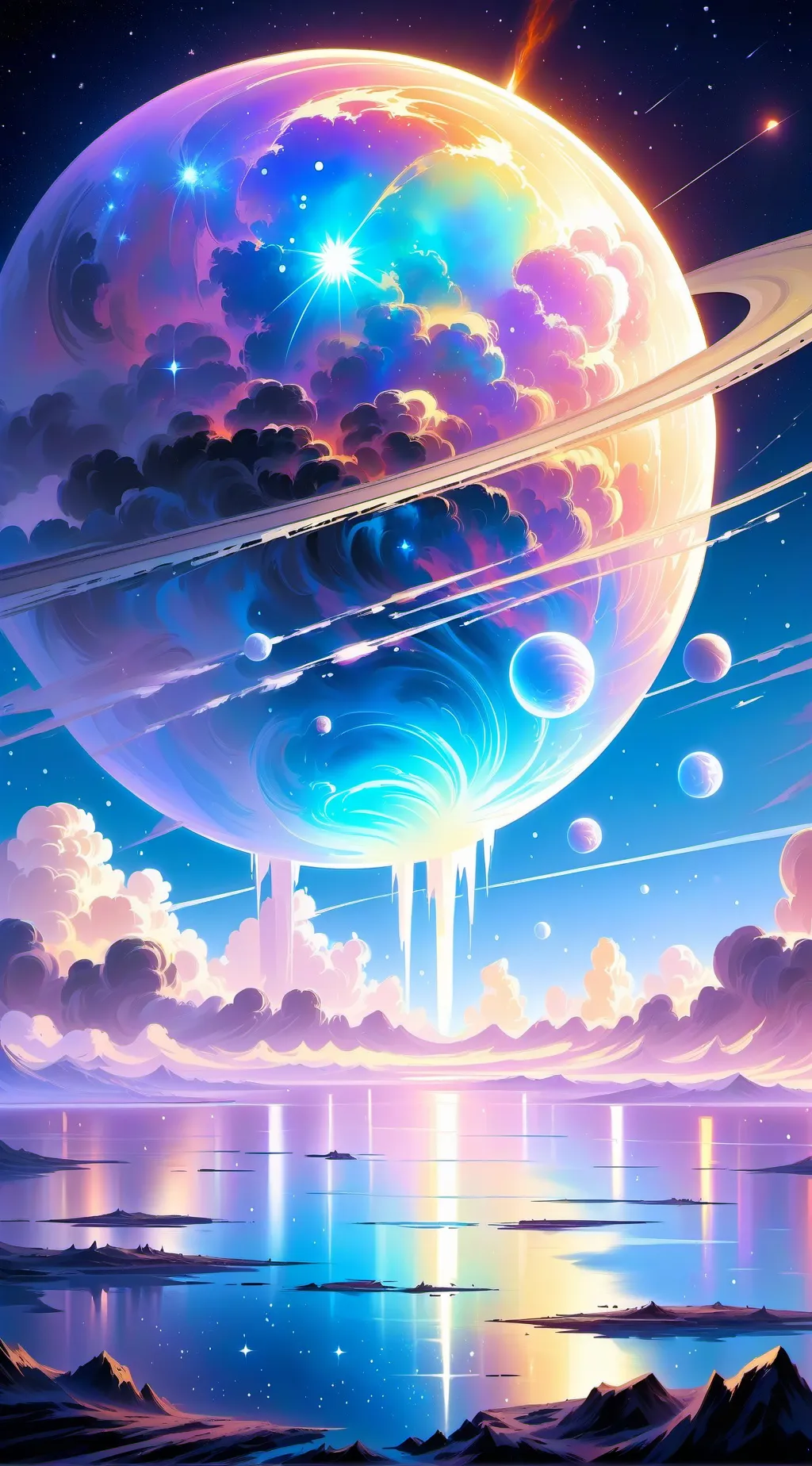 ai character: Uranus Solarballs background