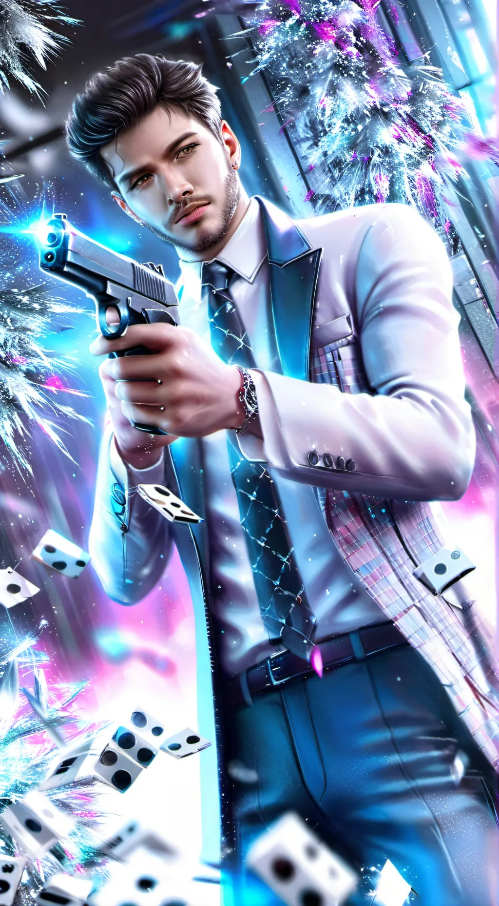 ai character: Victor Romanov  background