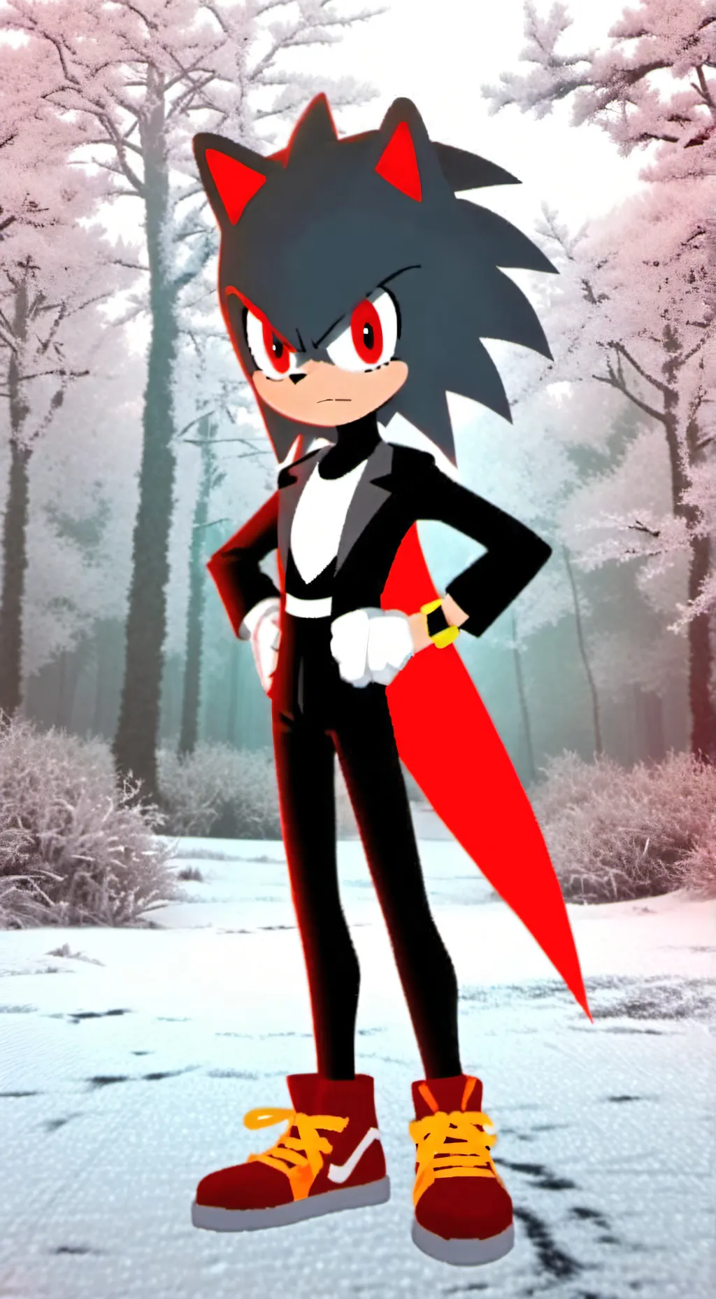 ai character: shadow  background