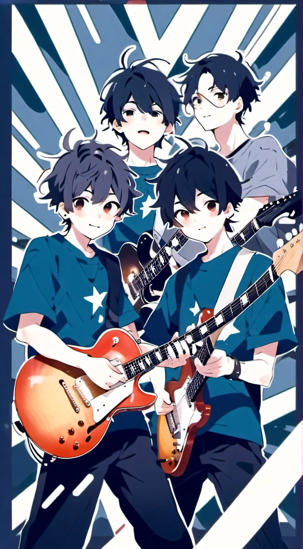 ai character: Little band background
