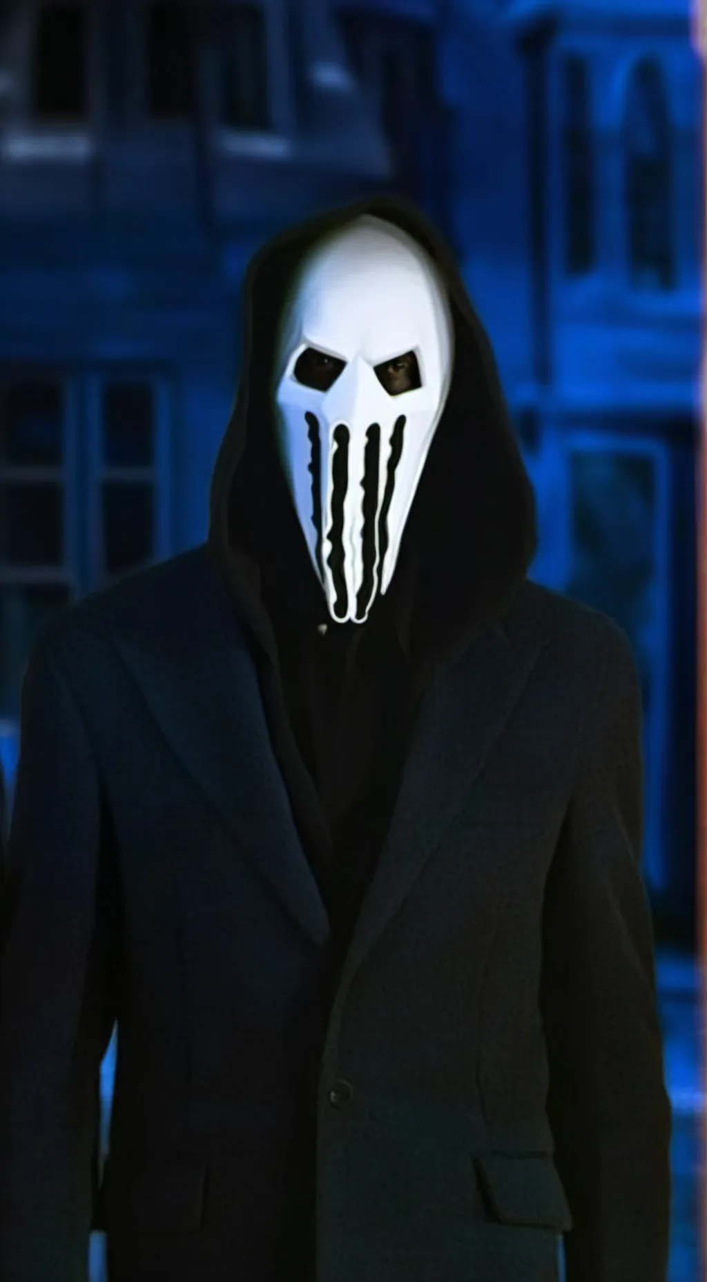 ai character: ghostface background