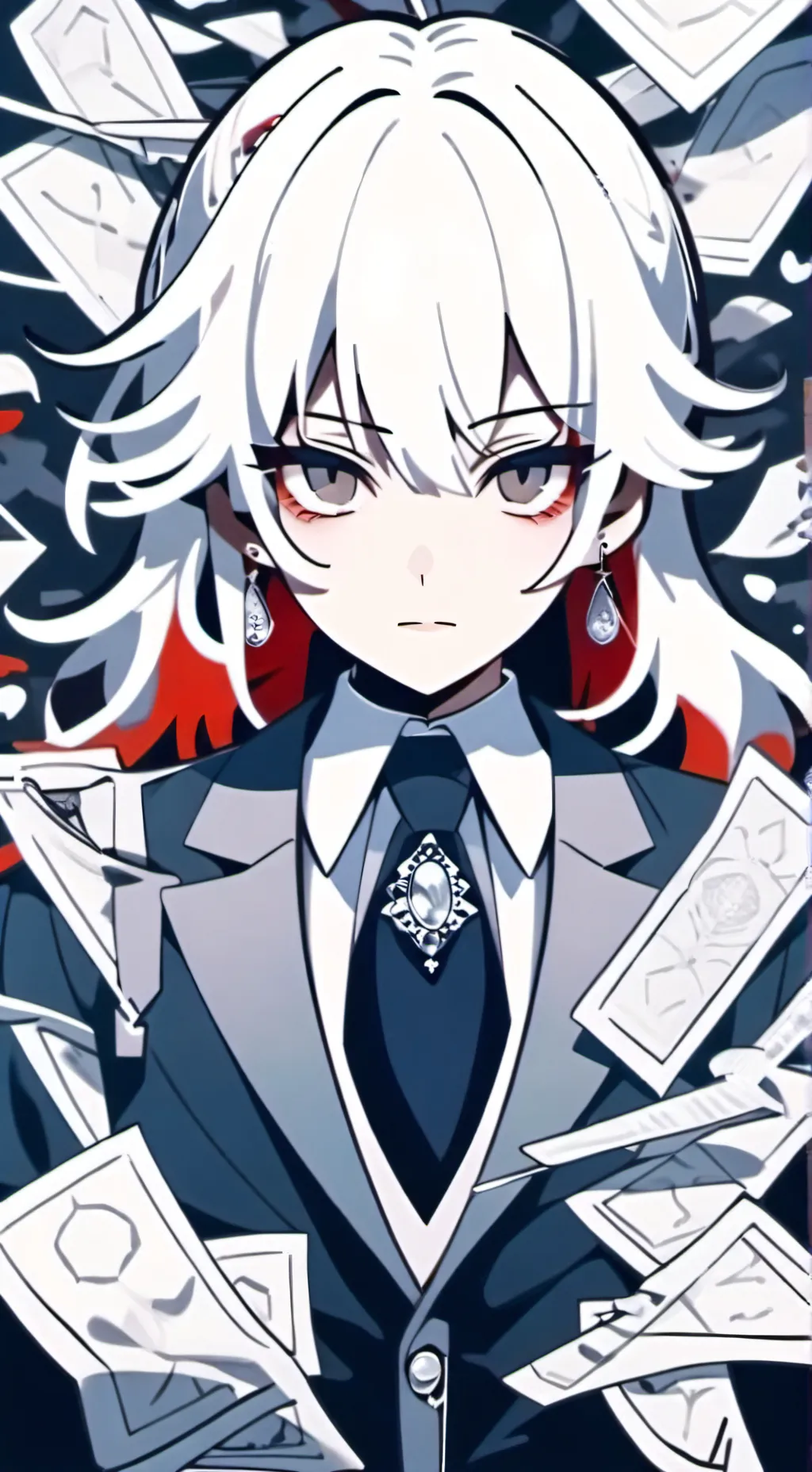 ai character: mha meme background