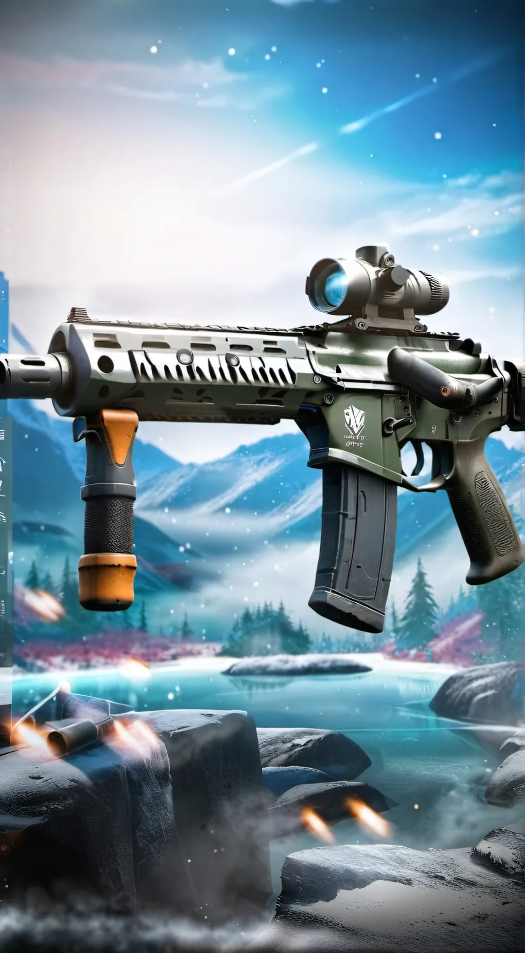 ai character: wenda horror. background