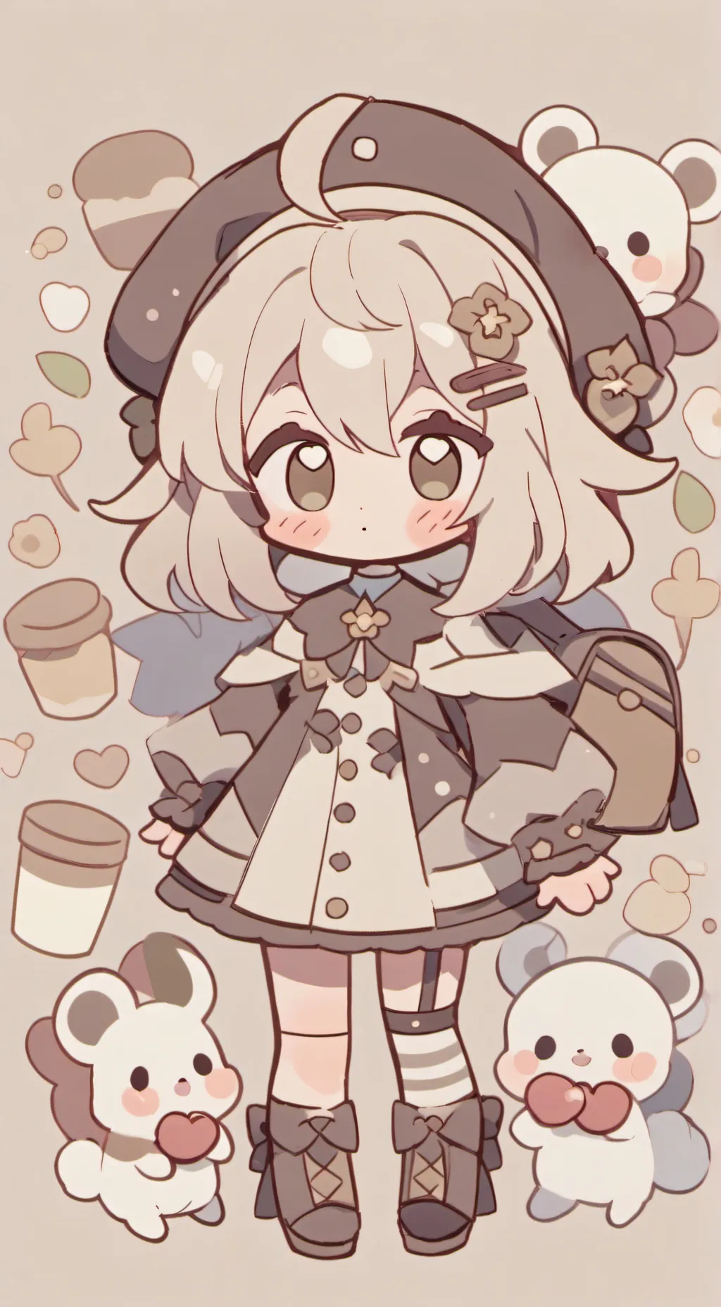 ai character: invictor  background