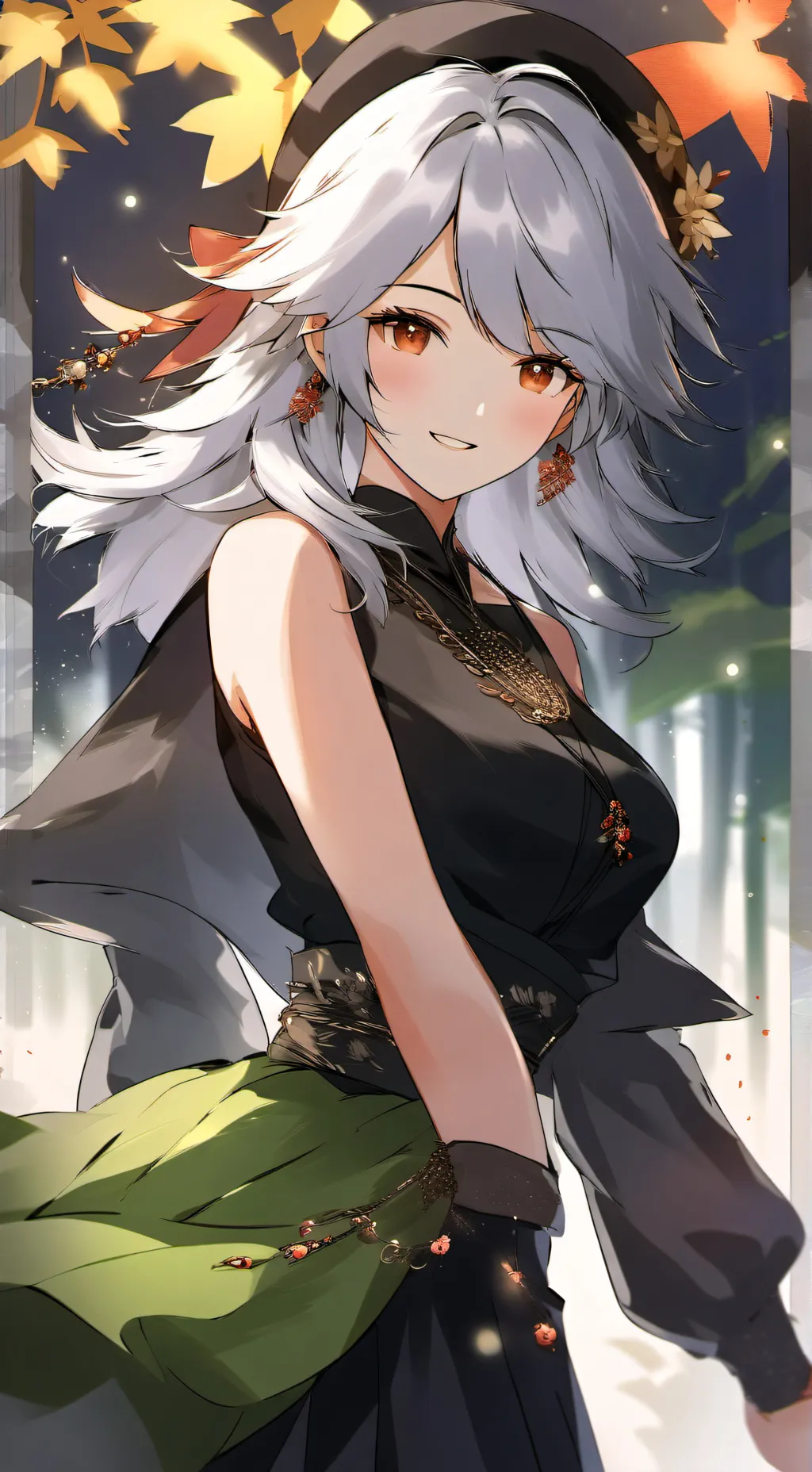 ai character: Grey x wenda background